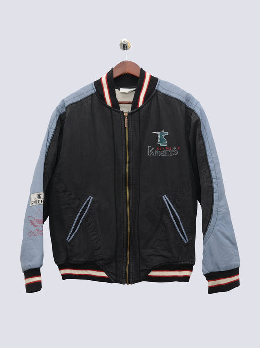 Adidas New York Knight Jacket Black // Small - RHAGHOUSE VINTAGE