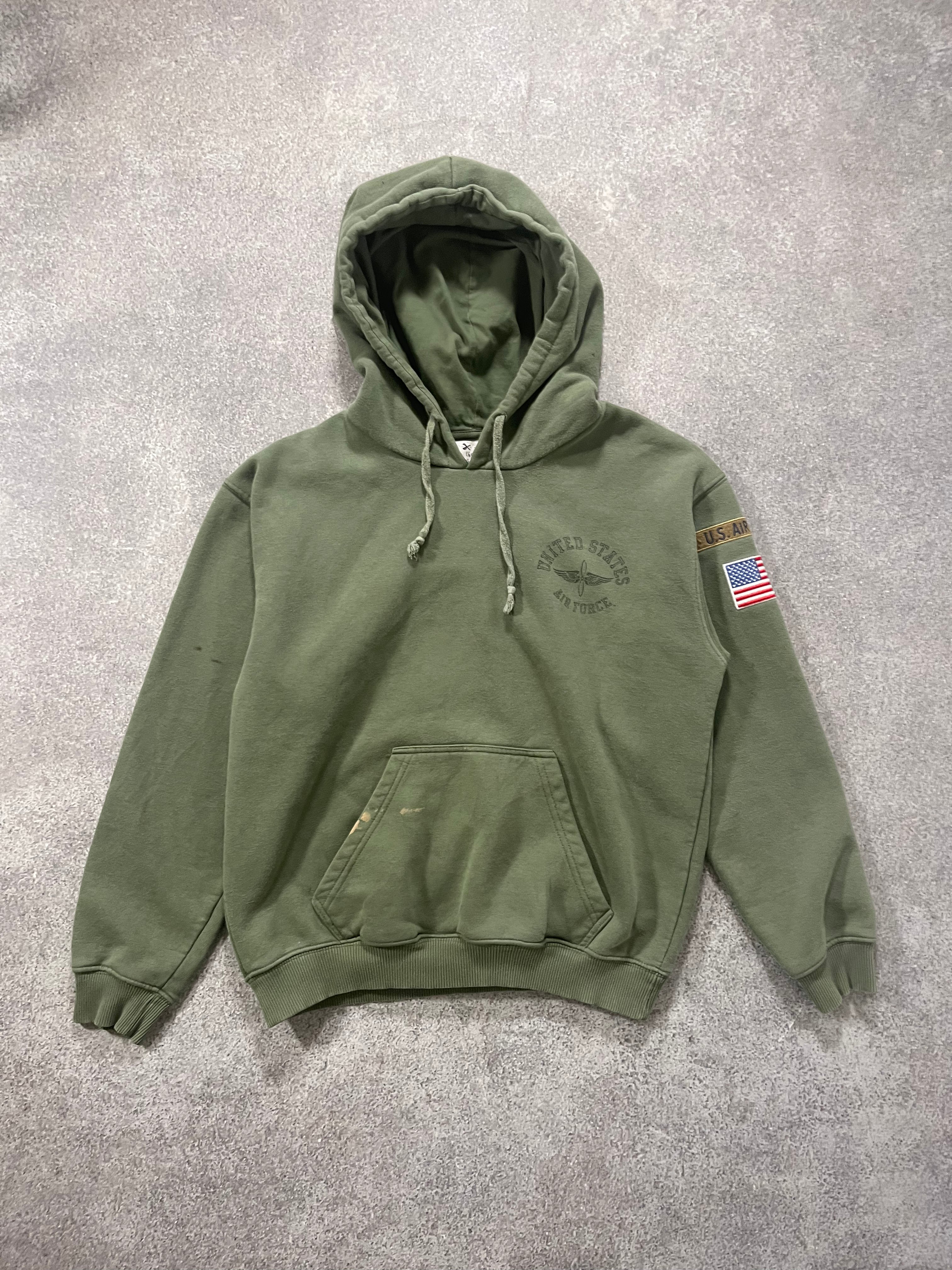 Green us sale air force hoodie