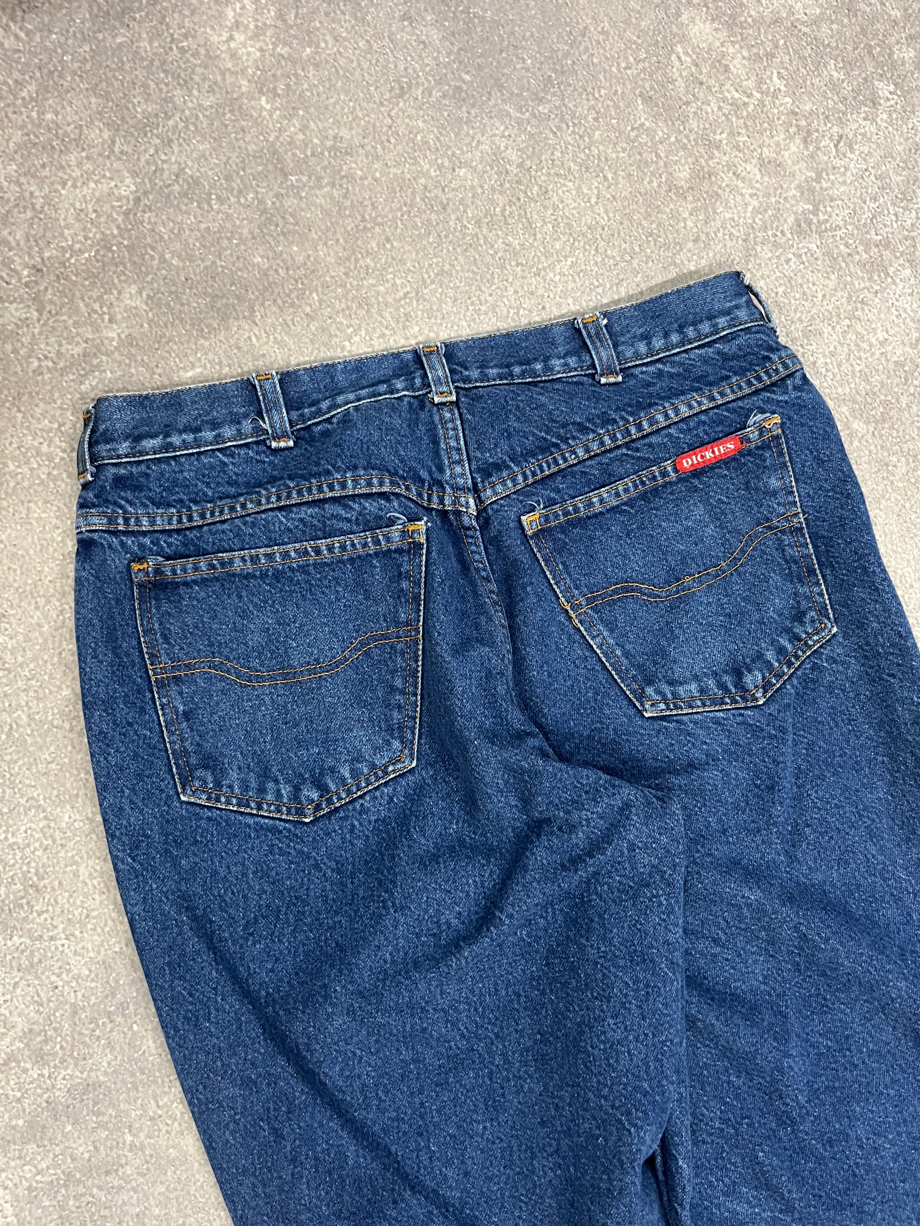 Vintage Dickies Jeans Blue // W34 L31 - RHAGHOUSE VINTAGE