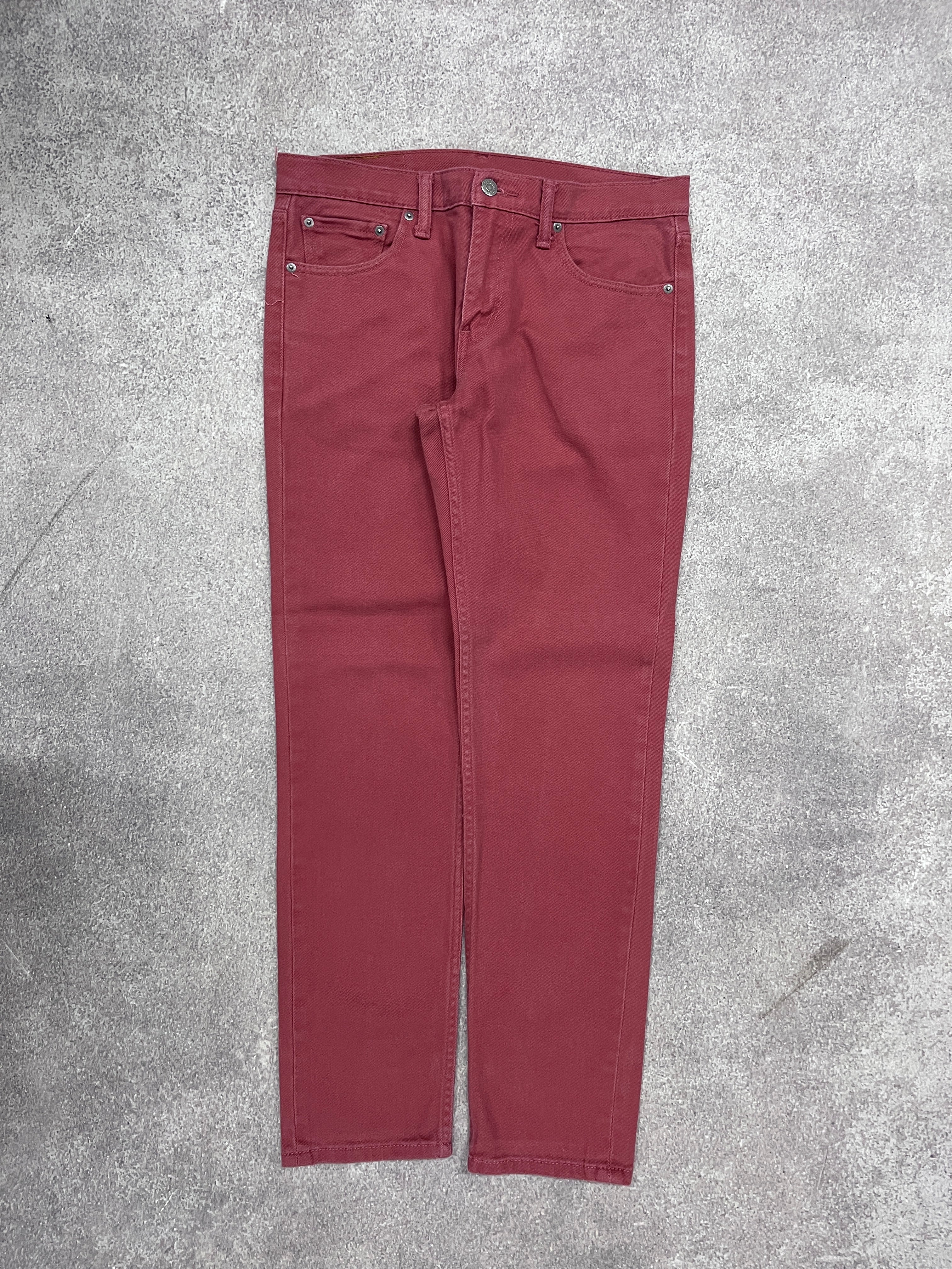 Vintage Levi 511 Denim Jeans Red // W30 L30 - RHAGHOUSE VINTAGE
