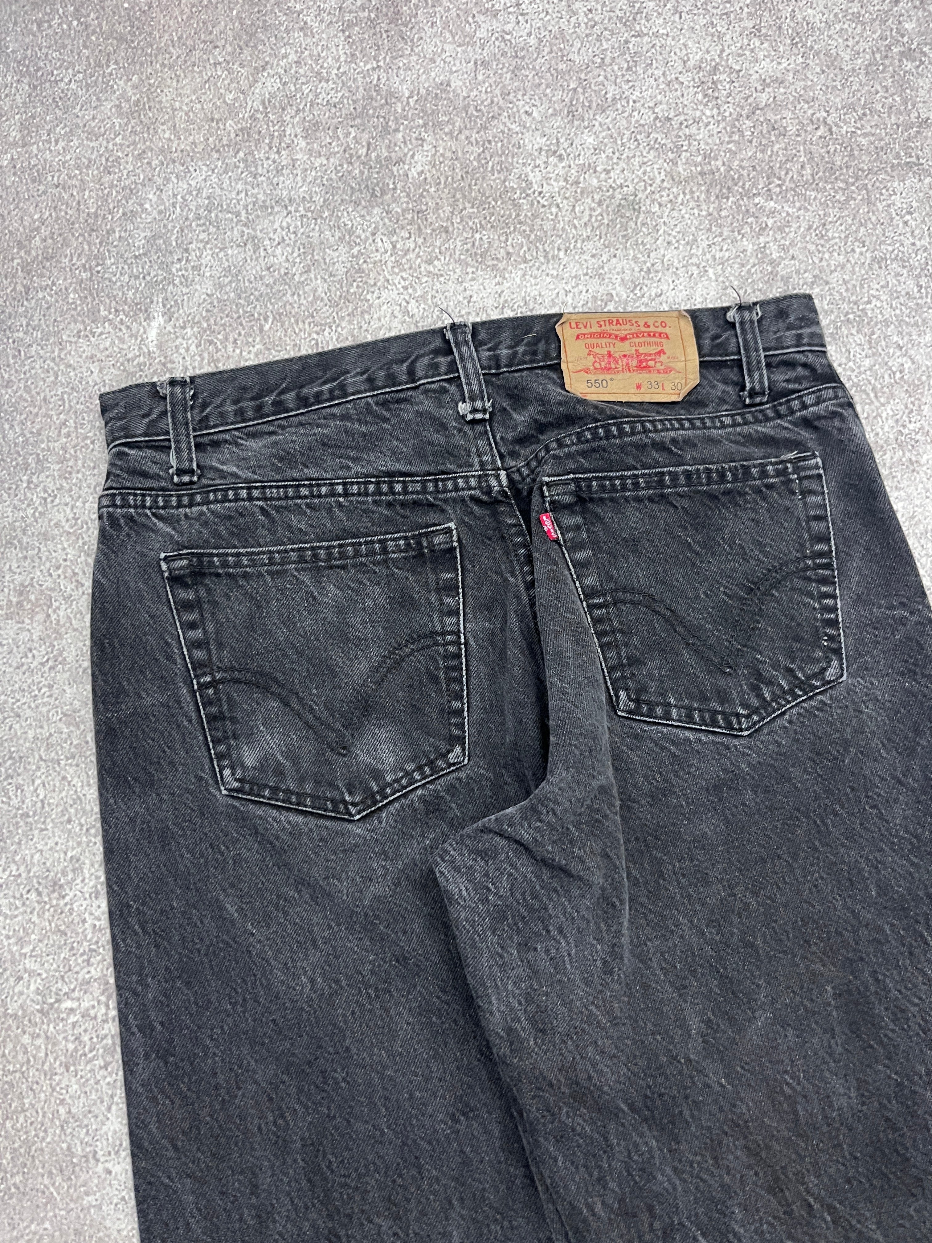 Vintage Levi 550 Denim Jeans // W33 L30 - RHAGHOUSE VINTAGE