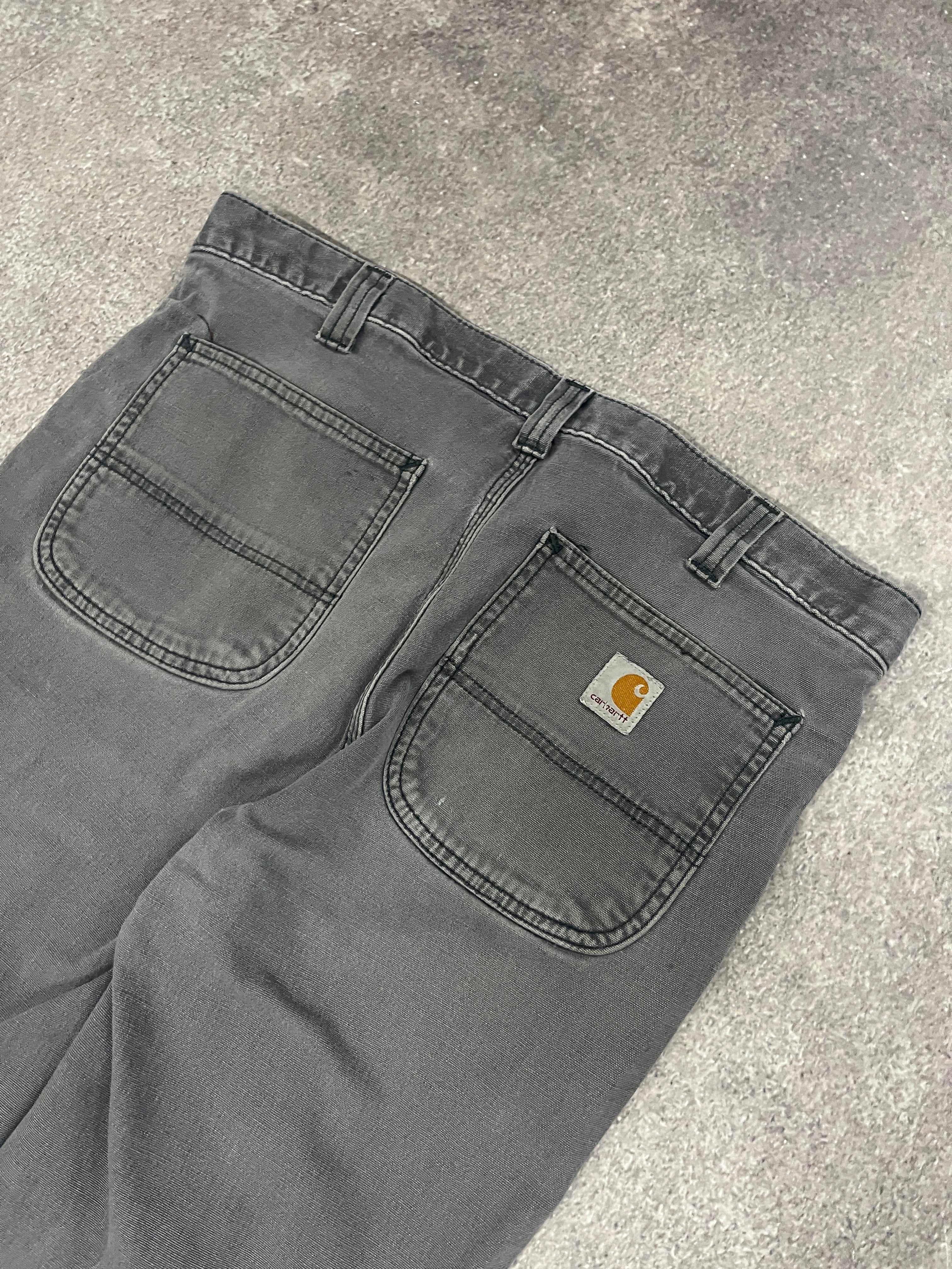 Vintage Carhartt Pants Grey // W34 L31 - RHAGHOUSE VINTAGE