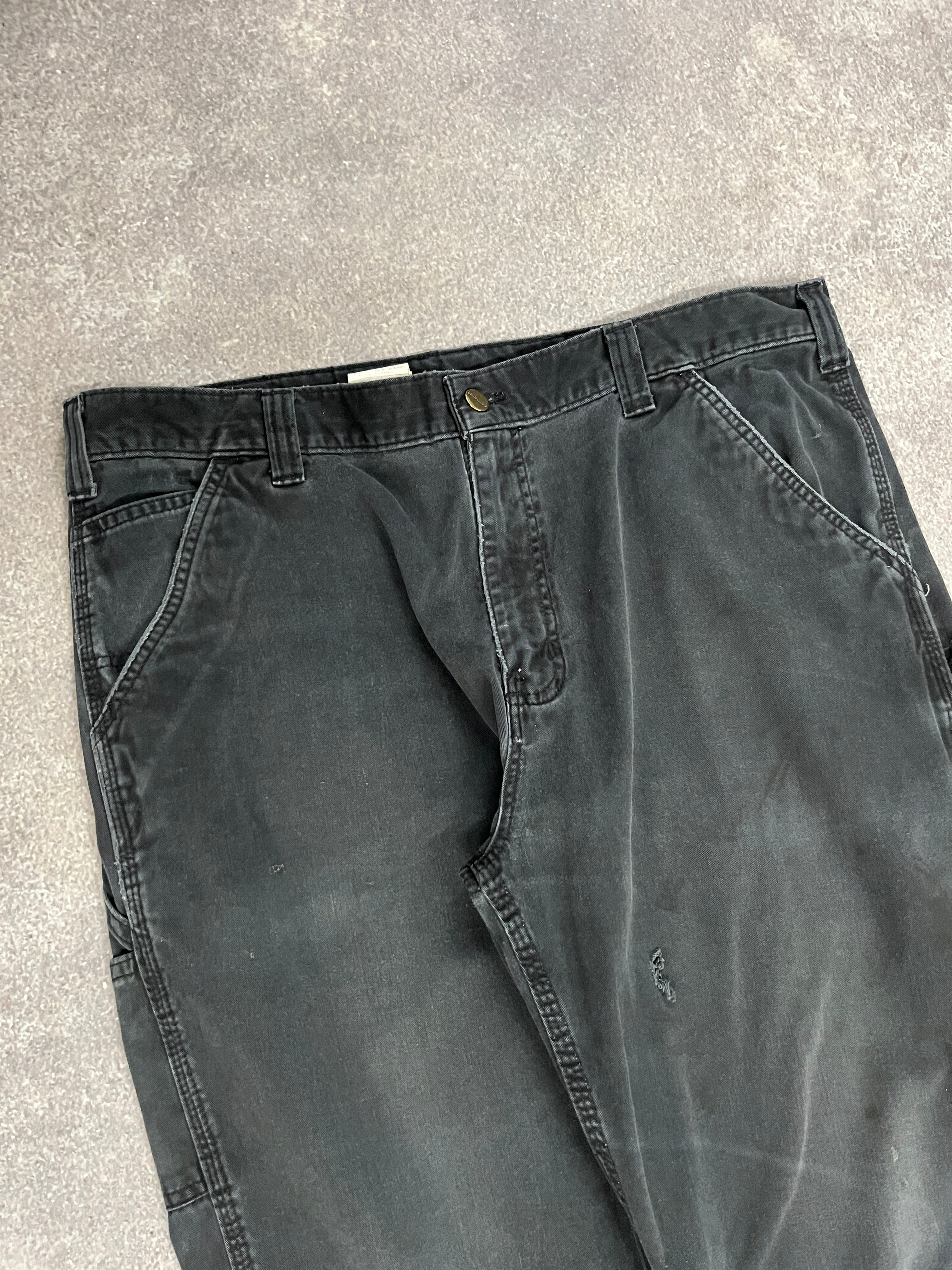 Vintage Carhartt Carpenter Pants Black // W38 L32 - RHAGHOUSE VINTAGE