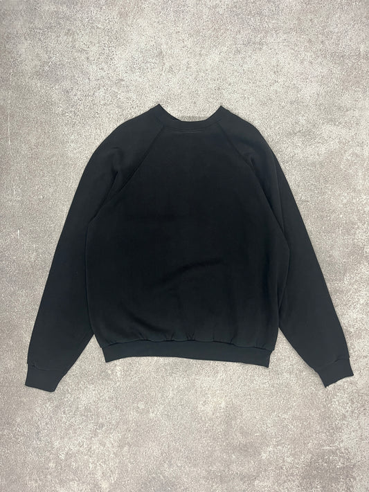 Vintage Russell Blank Sweater Black // Medium - RHAGHOUSE VINTAGE