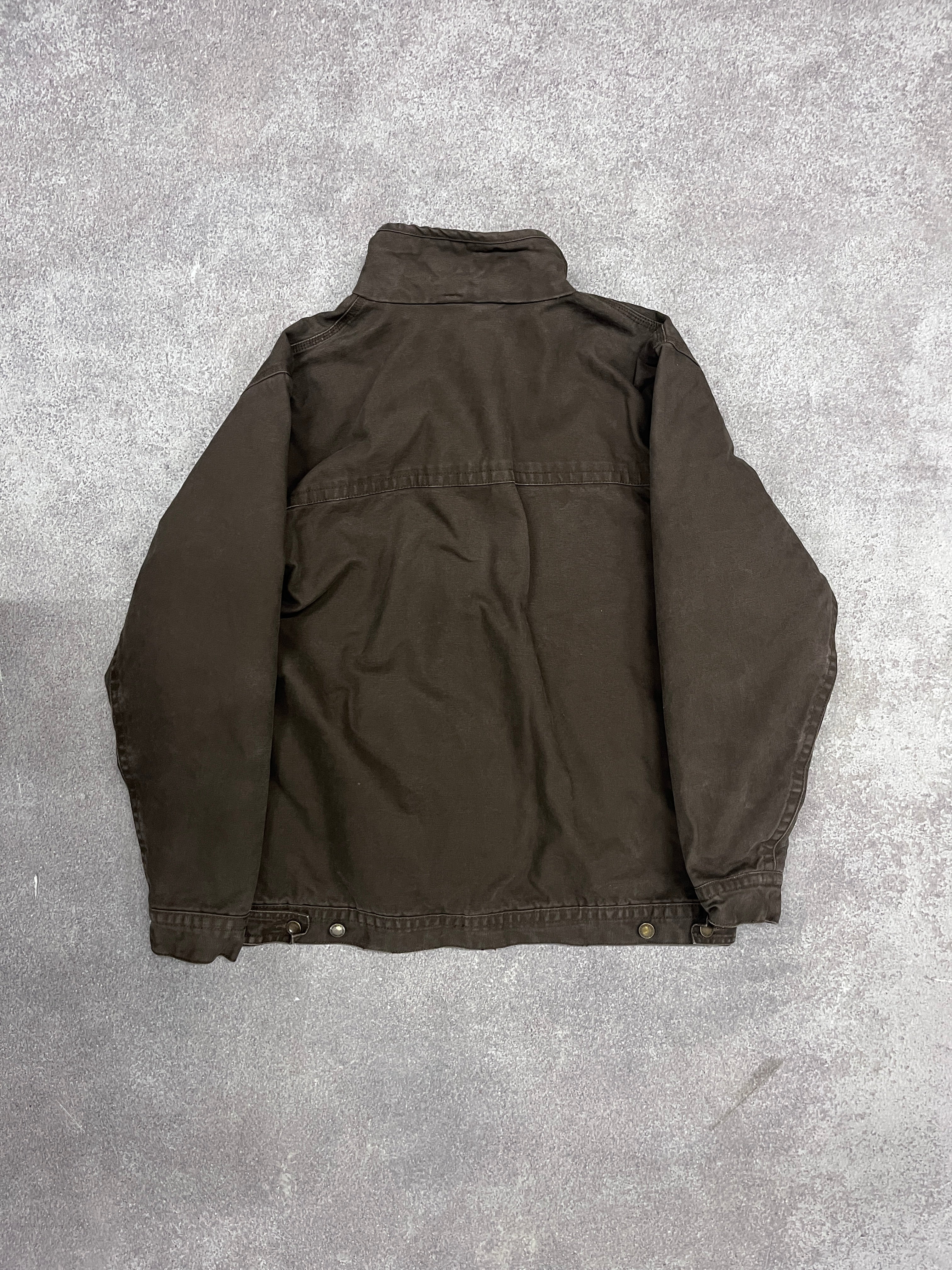 Vintage Workwear Jacket Brown // Large - RHAGHOUSE VINTAGE