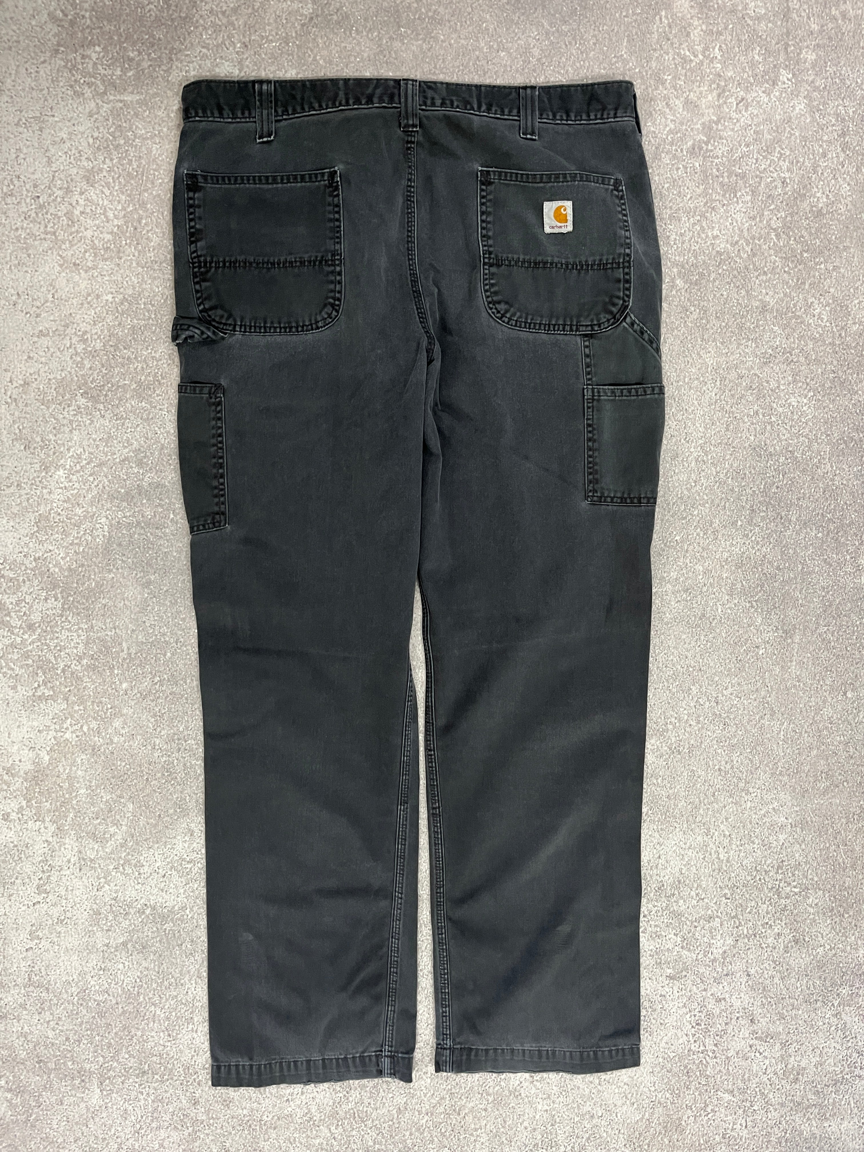 Vintage Carhartt Carpenter Pants Black // W38 L32 - RHAGHOUSE VINTAGE