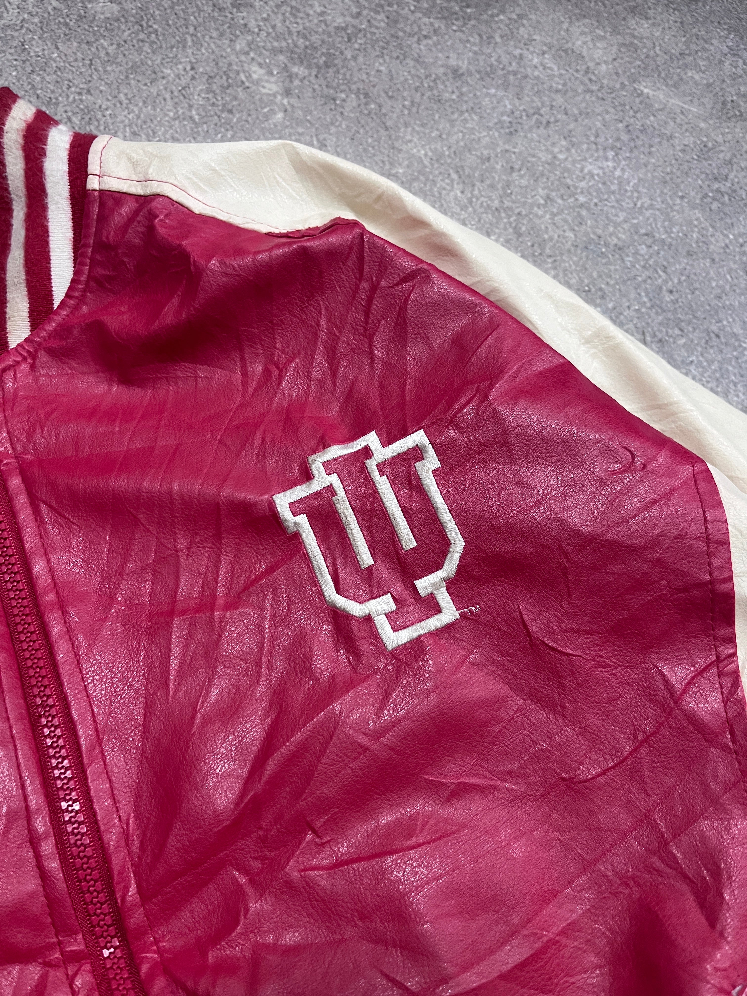 1 Vintage Hoosiers Varsity Jacket Red // Small - RHAGHOUSE VINTAGE