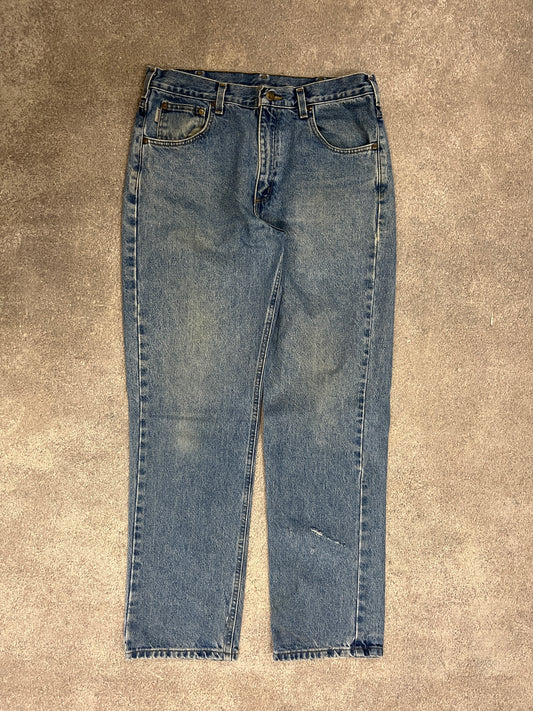 Vintage Carhartt Jeans Blue // W34 L32 - RHAGHOUSE VINTAGE