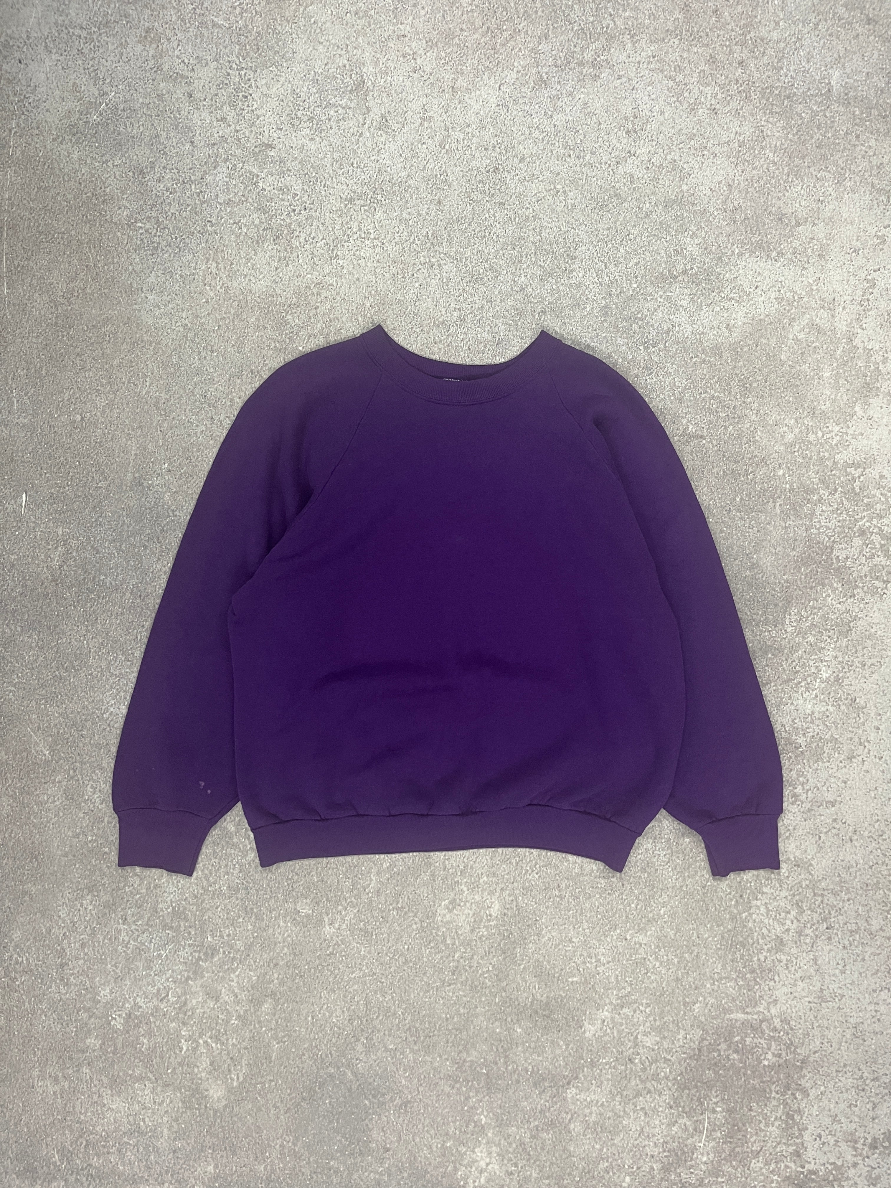Vintage Blank Sweater Blue // X-Small - RHAGHOUSE VINTAGE