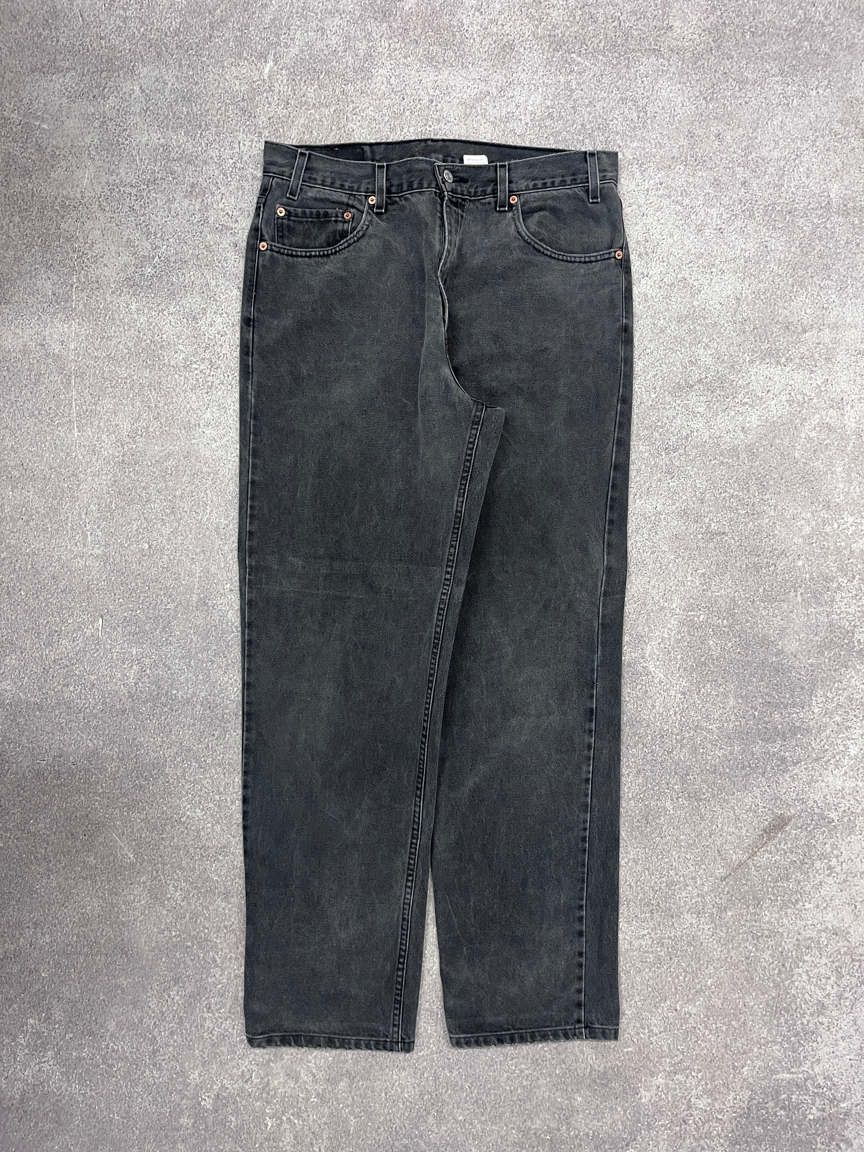 Vintage Levi Denim Jeans Grey // W36 L34 - RHAGHOUSE VINTAGE
