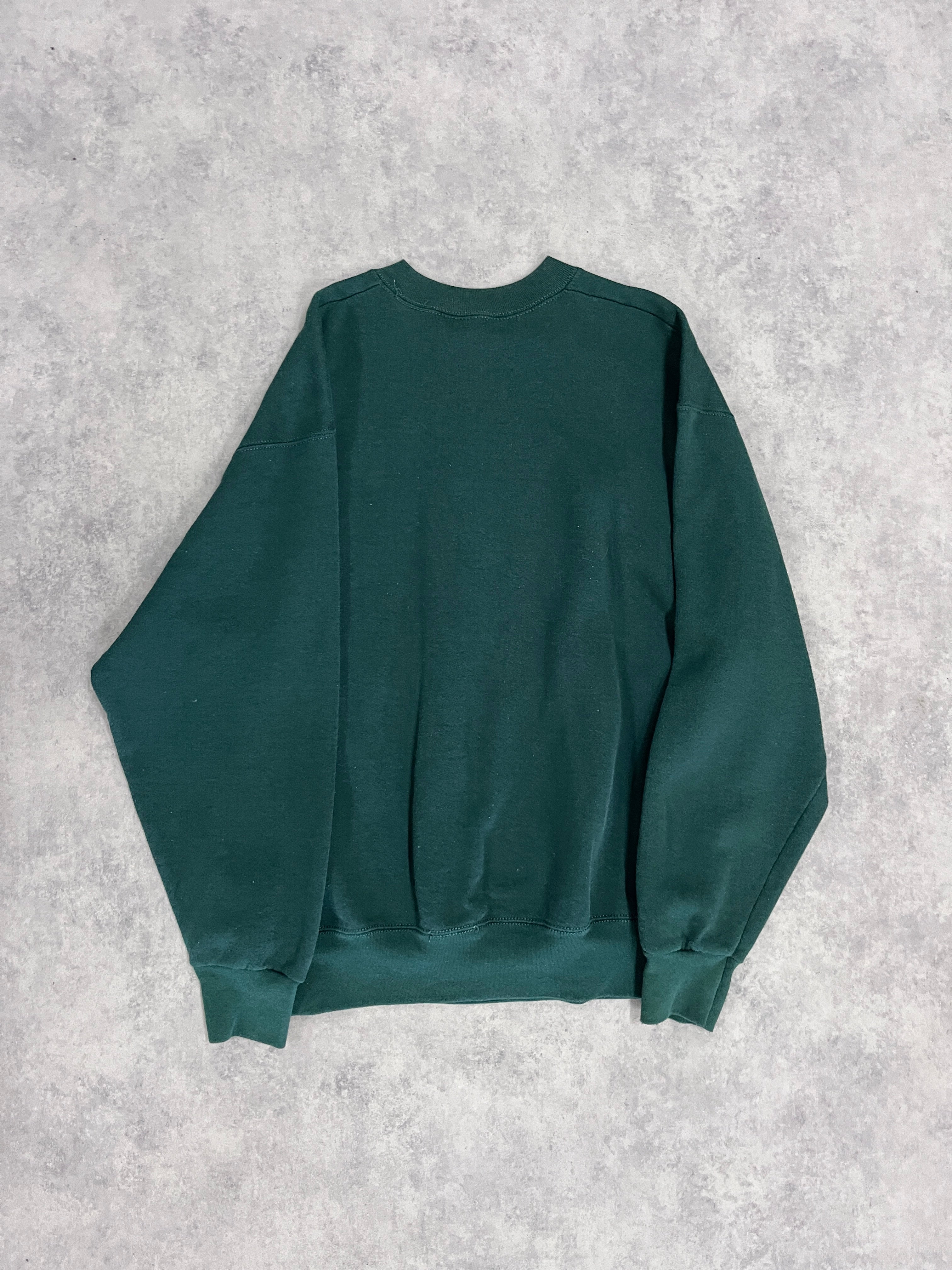 Vintage “Division Champs” Packers Sweater Green // Large