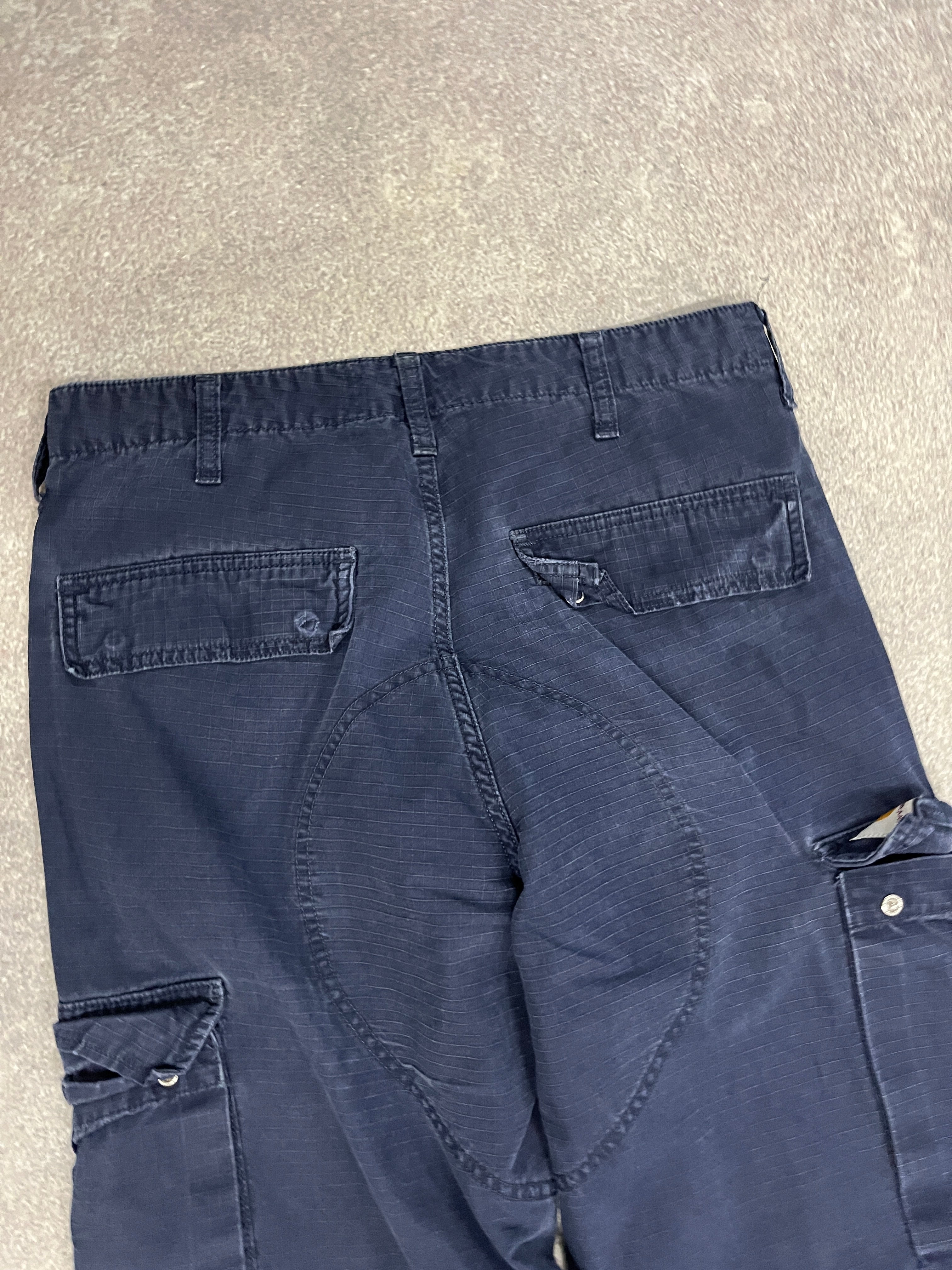 Vintage Dickies Cargo Pants Blue // W32 L31 - RHAGHOUSE VINTAGE