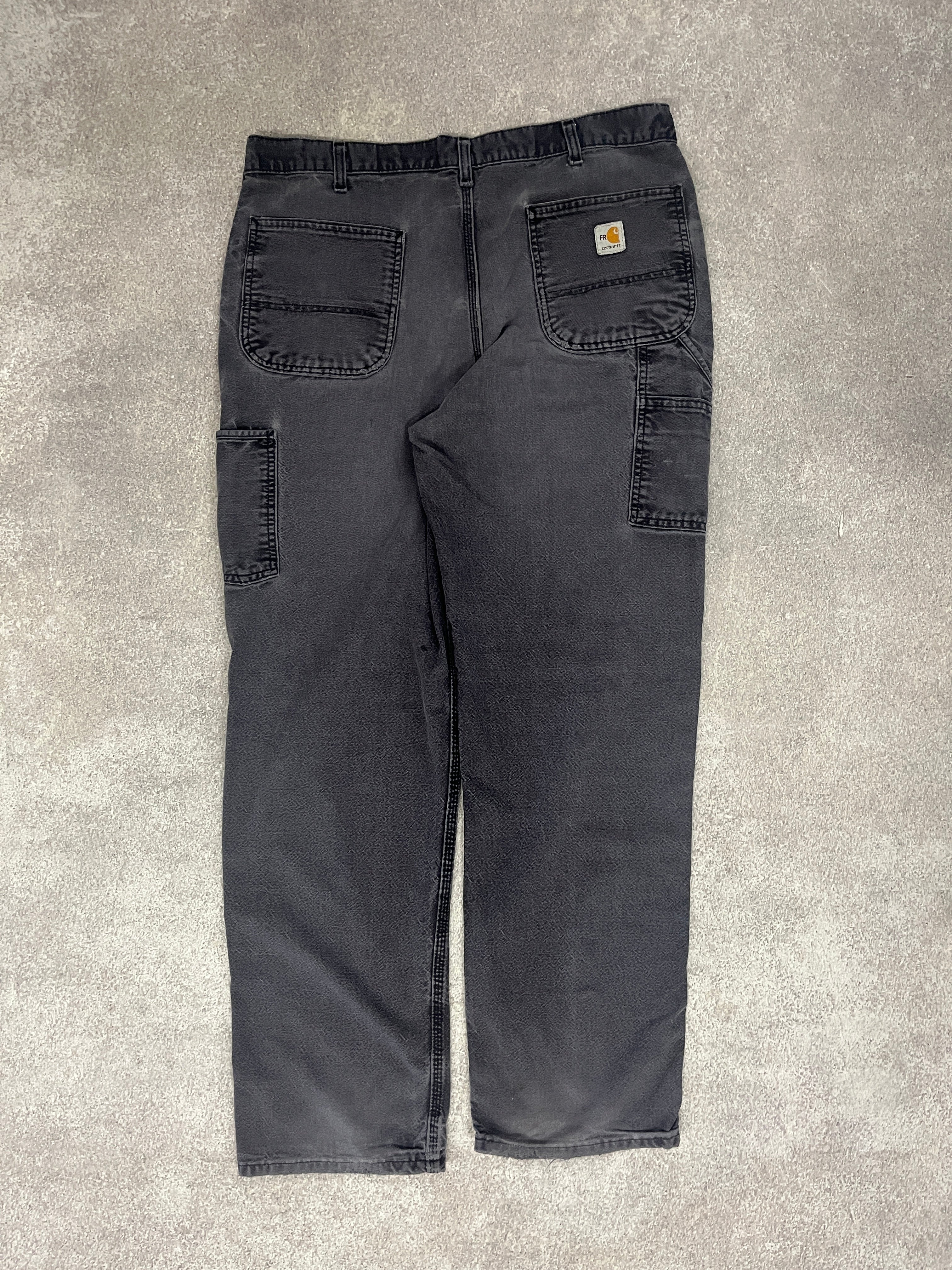Vintage Carhartt Carpenter Pants Black // W38 L32 - RHAGHOUSE VINTAGE