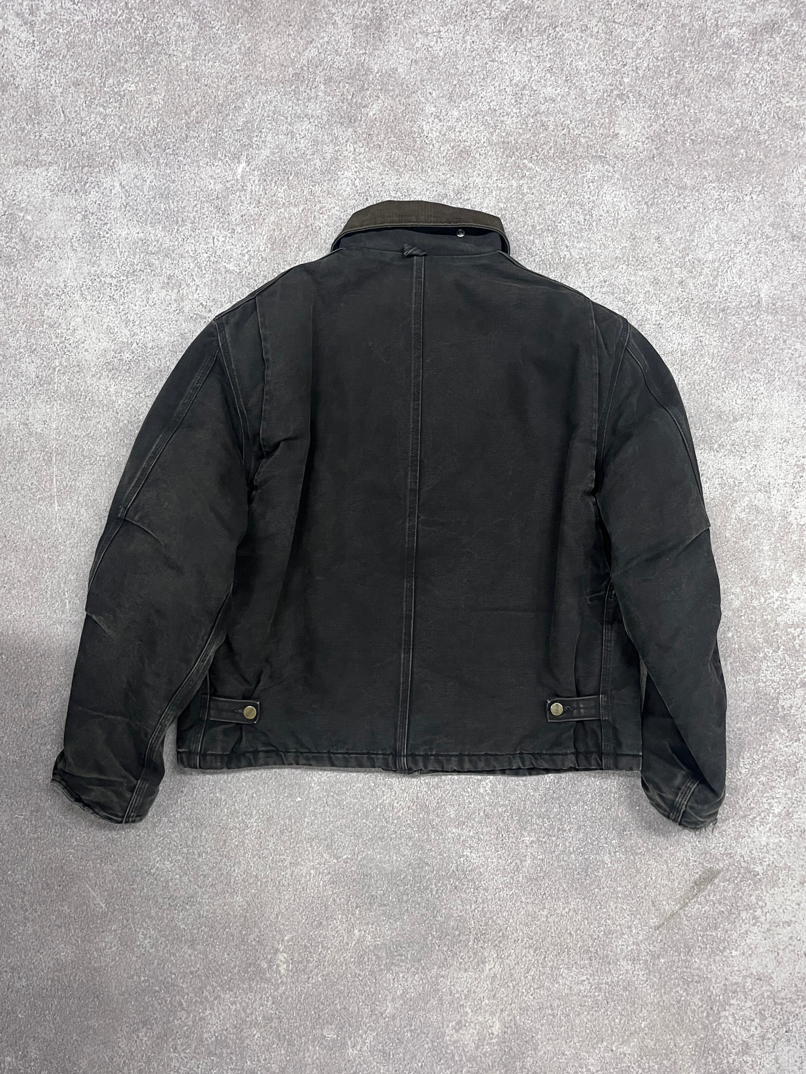 Vintage Carhartt Workwear Jacket Grey // Large (Boxy) - RHAGHOUSE VINTAGE