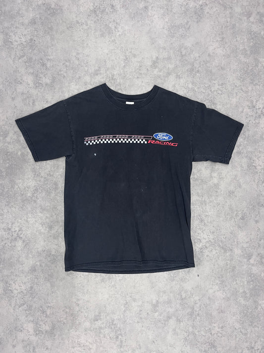 Vintage "Ford" Racing T Shirt Grey // Large