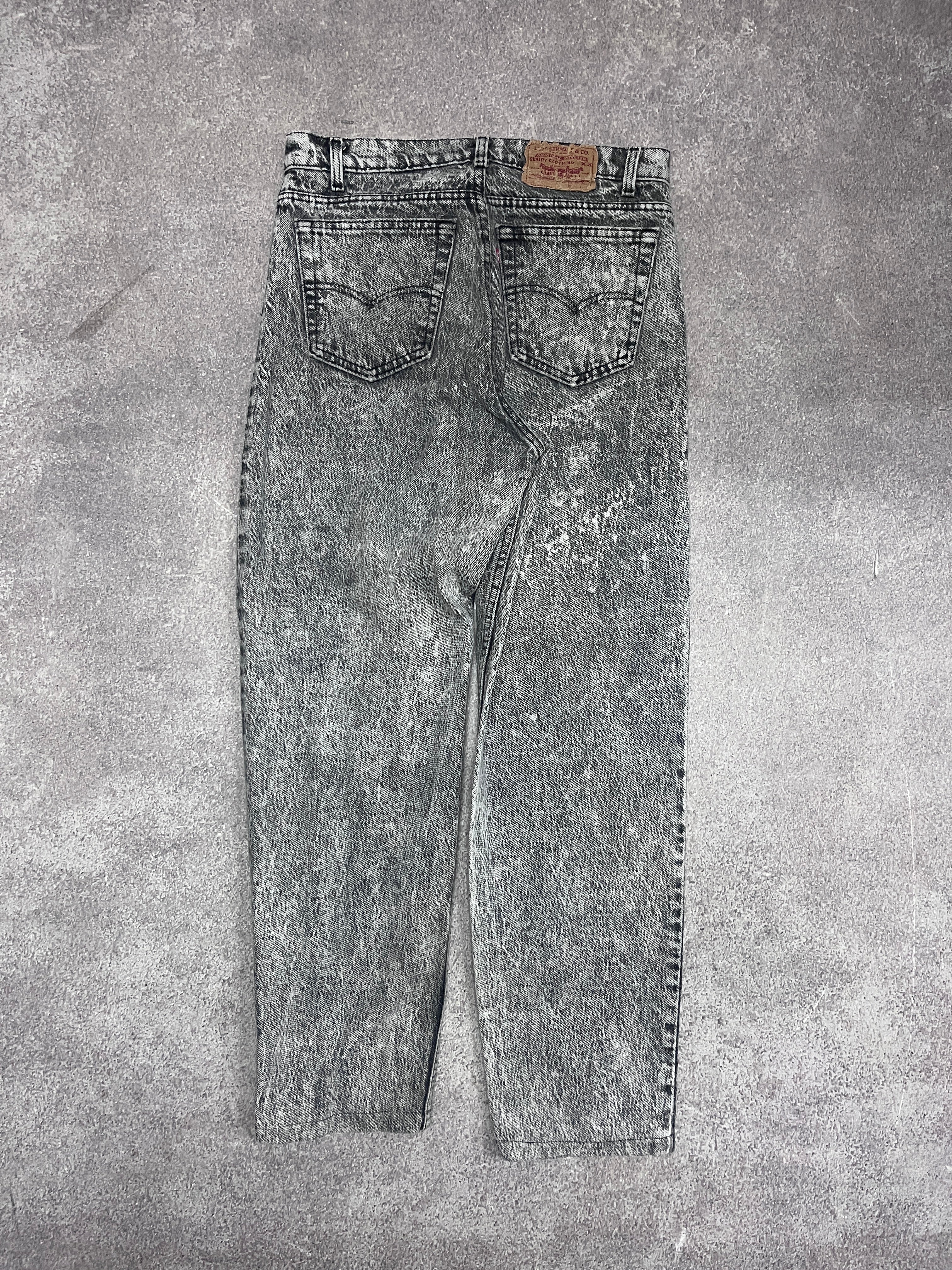 Vintage Levi 505 Denim Jeans Grey // W34 L34 - RHAGHOUSE VINTAGE
