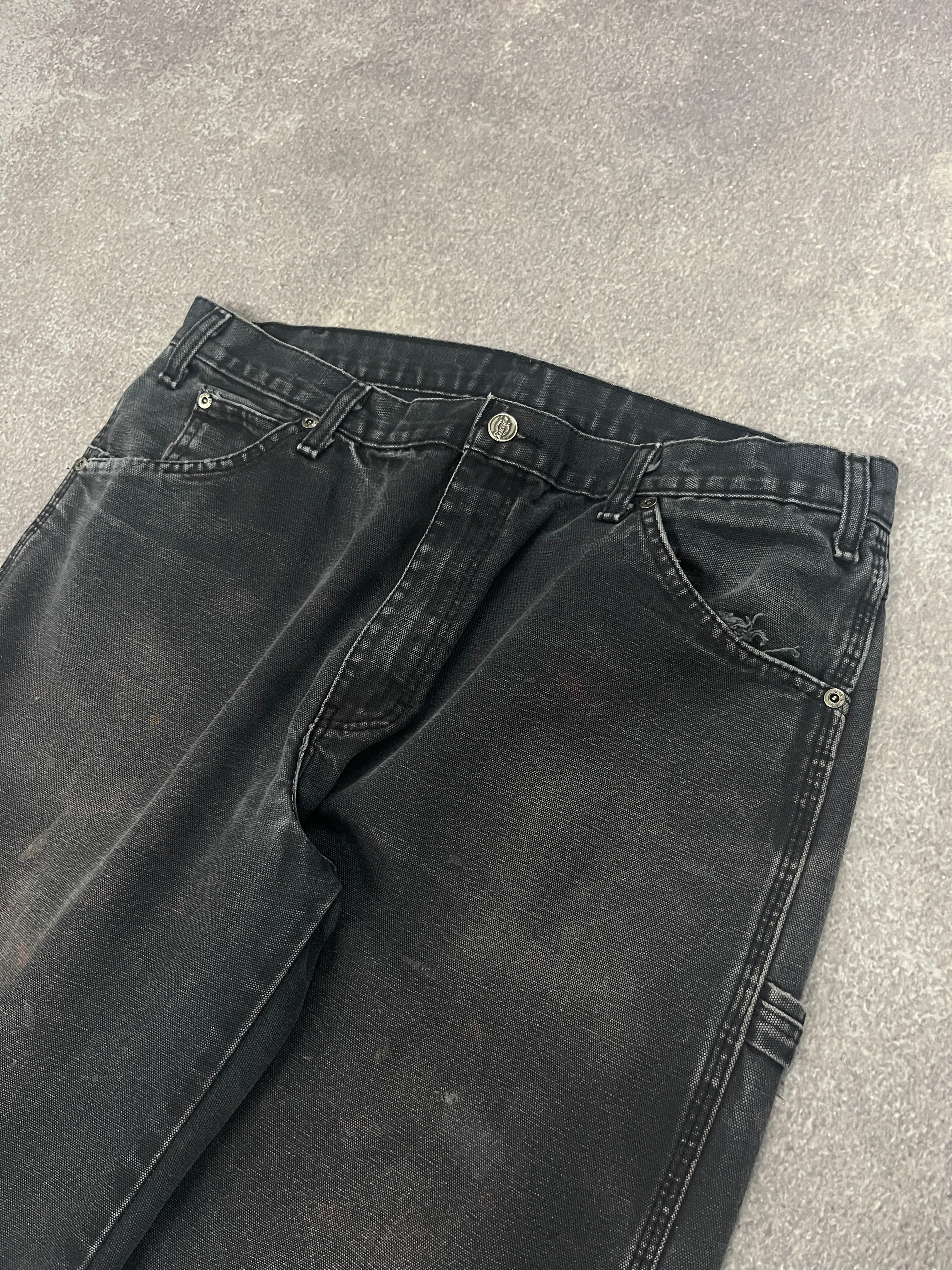 Vintage Dickies Carpenter Pants Black // W34 L32 - RHAGHOUSE VINTAGE