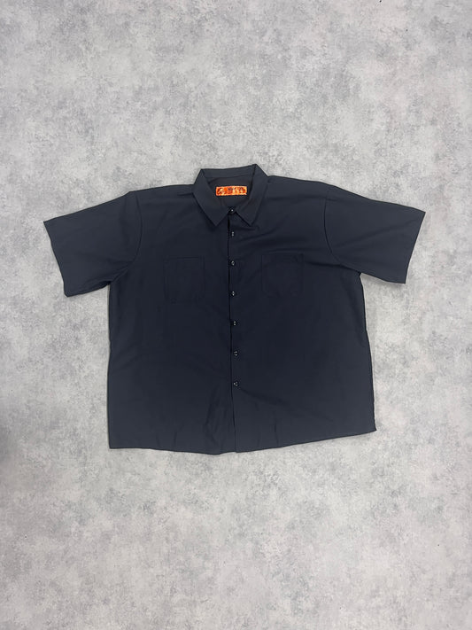 Vintage Workwear Shirt Black // 3X-Large