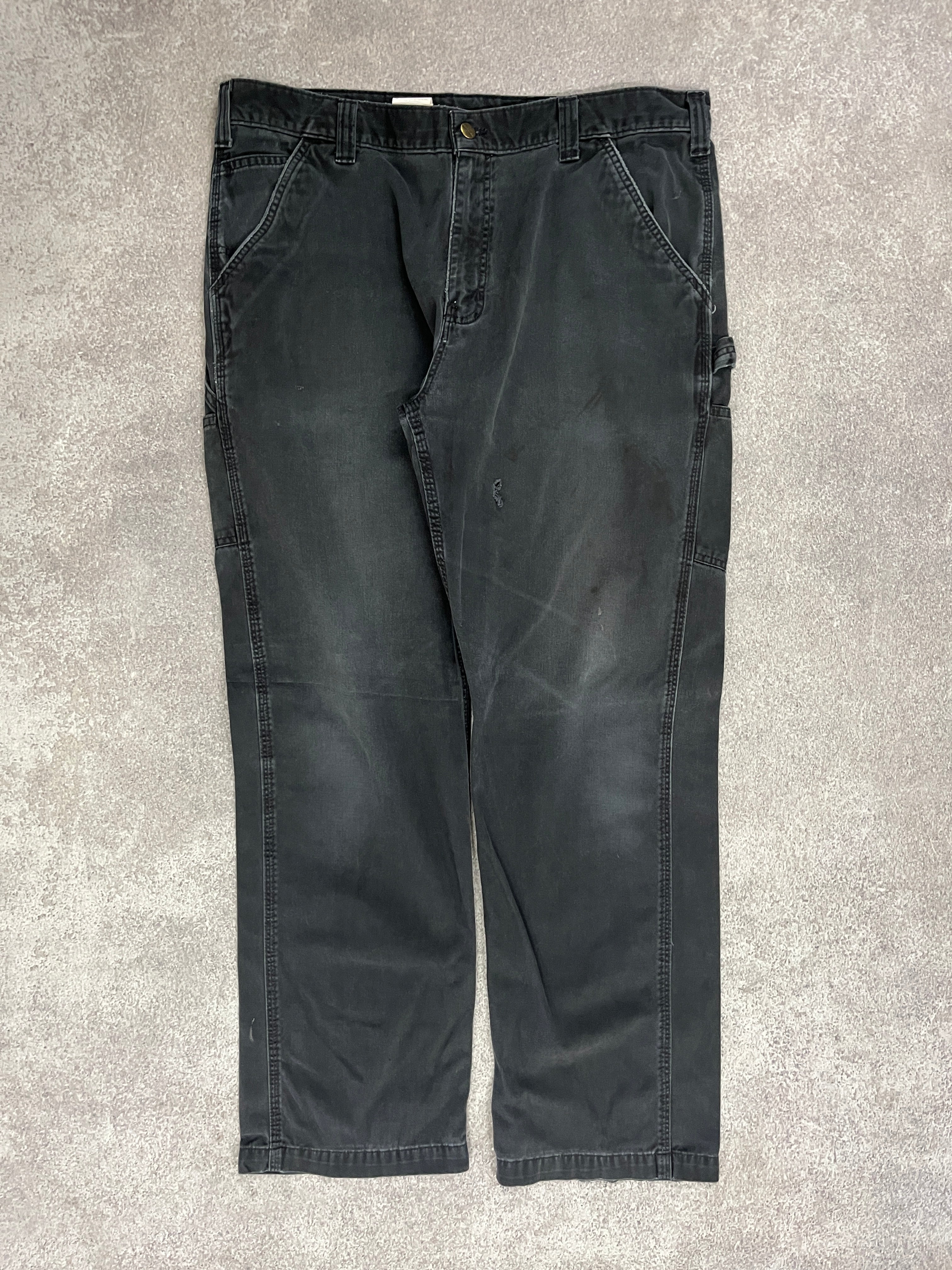 Vintage Carhartt Carpenter Pants Black // W38 L32 - RHAGHOUSE VINTAGE