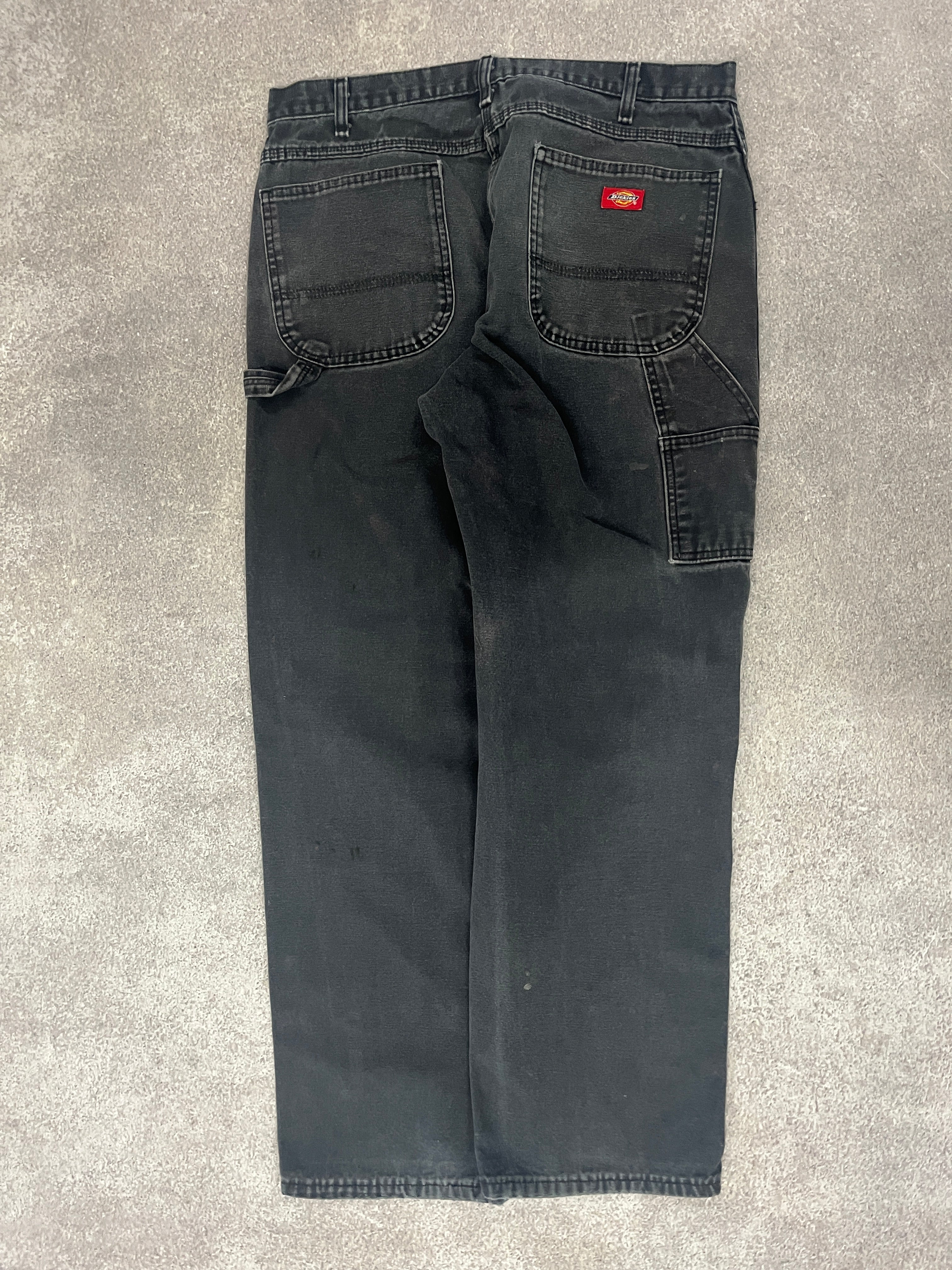 Vintage Dickies Carpenter Pants Black // W34 L32 - RHAGHOUSE VINTAGE