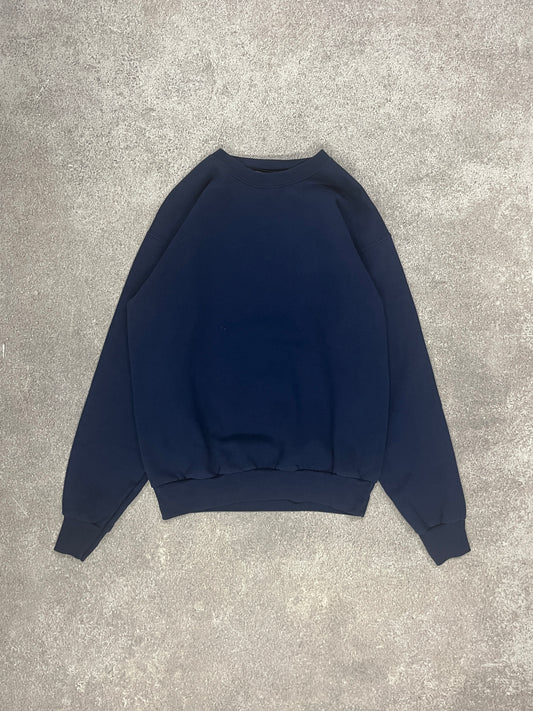 Vintage Blank Sweater Blue // Small - RHAGHOUSE VINTAGE