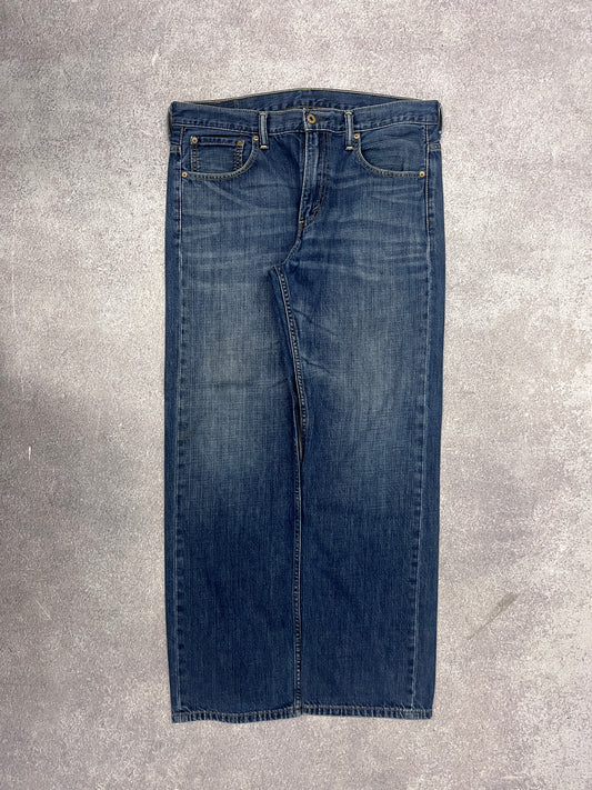 Vintage Levi 569 Denim Jeans Blue // W34 L32 - RHAGHOUSE VINTAGE