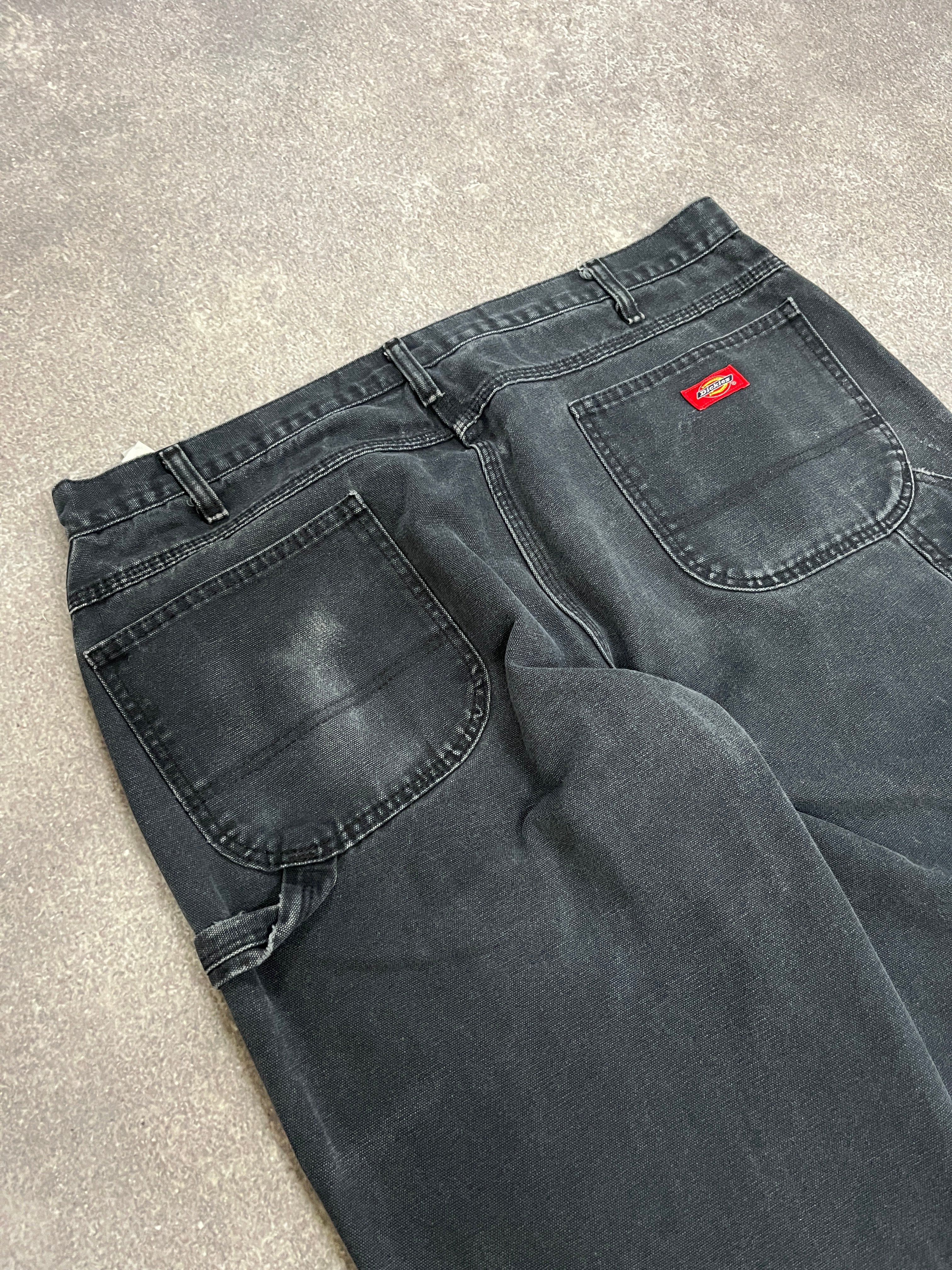 Vintage Dickies Carpenter Pants Black // W38 L29 - RHAGHOUSE VINTAGE