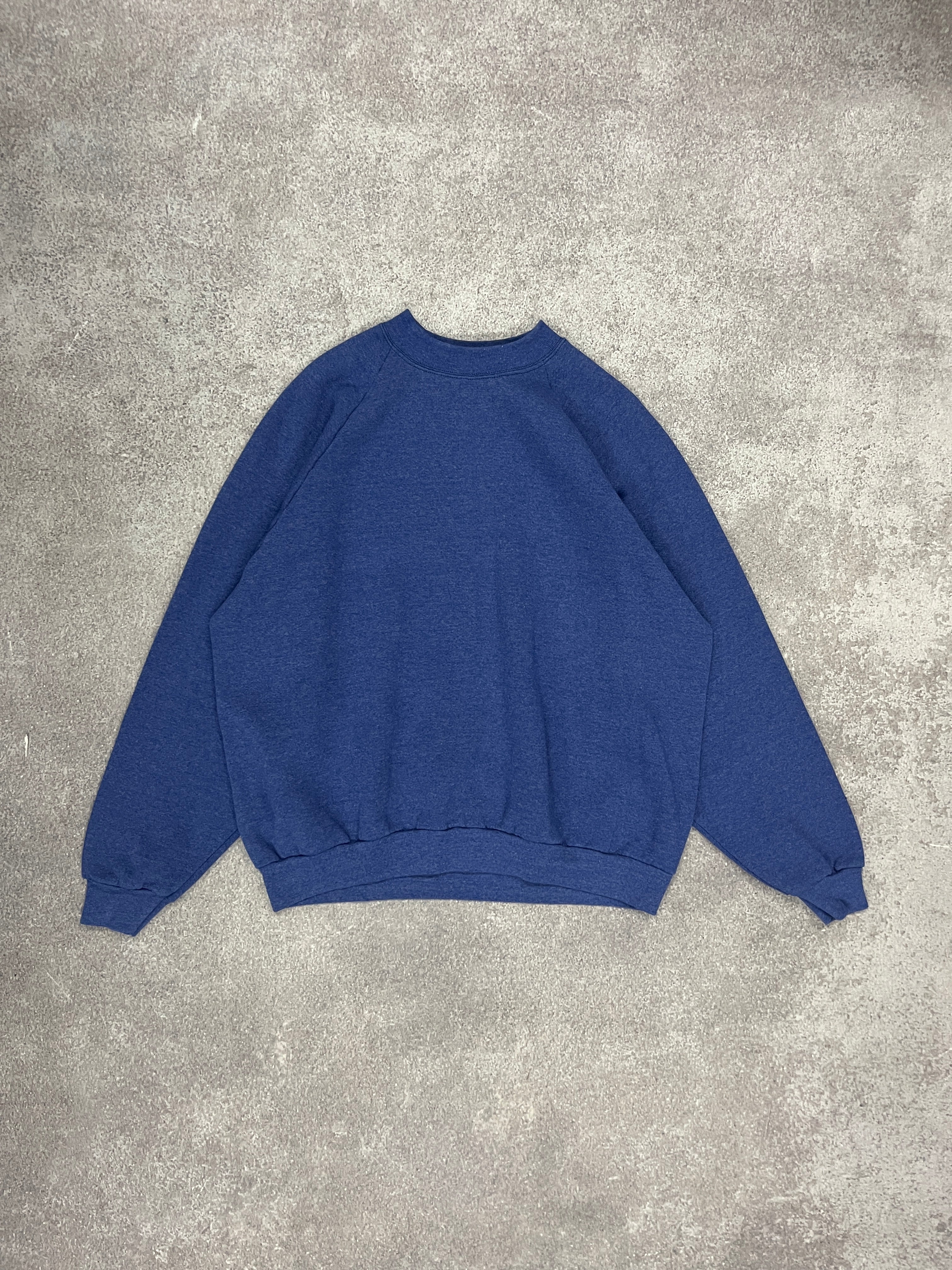 Vintage Blank Sweater Blue // Large - RHAGHOUSE VINTAGE