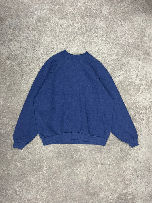 Vintage Blank Sweater Blue // Large - RHAGHOUSE VINTAGE