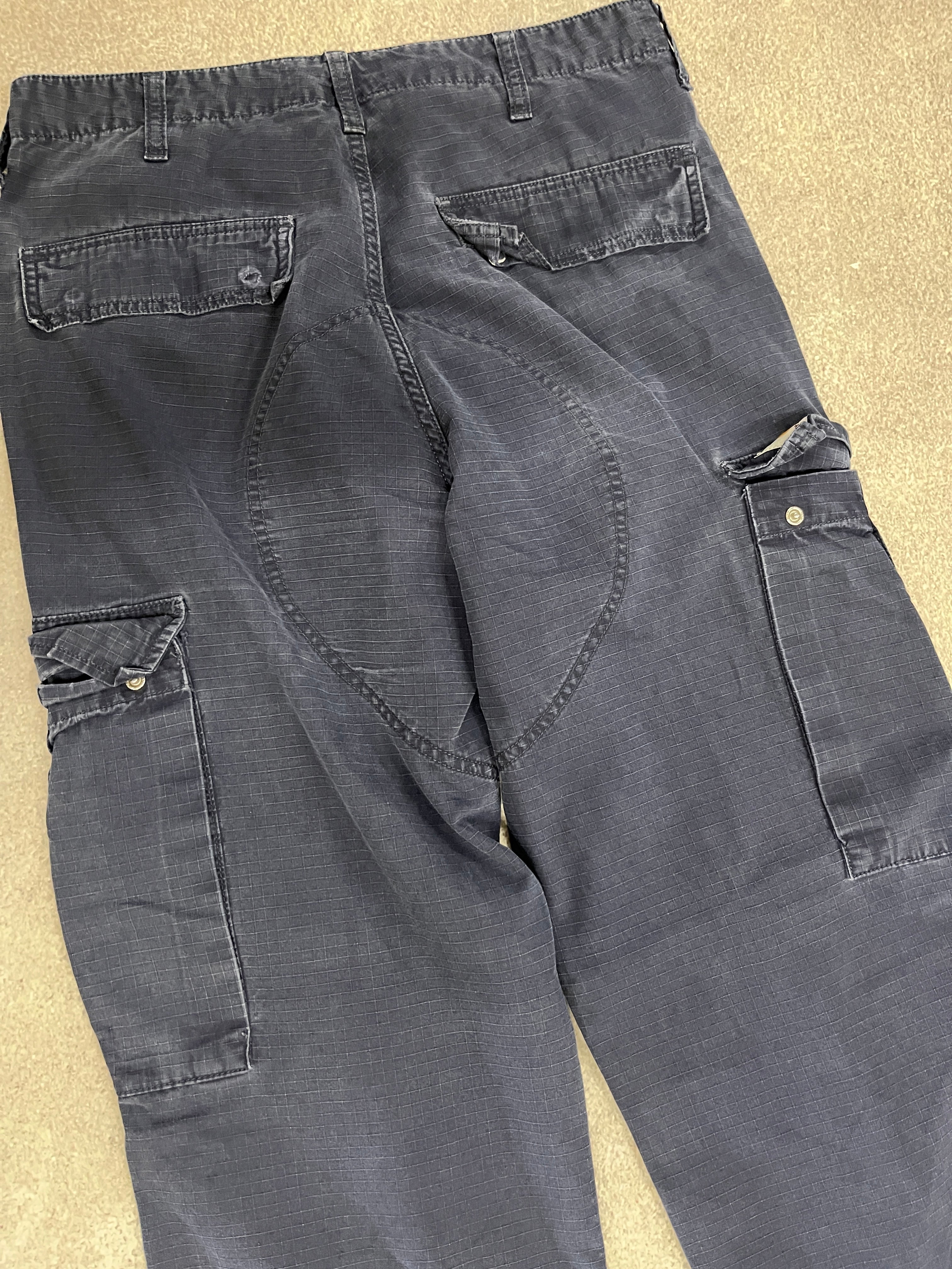 Vintage Dickies Cargo Pants Blue // W32 L31 - RHAGHOUSE VINTAGE