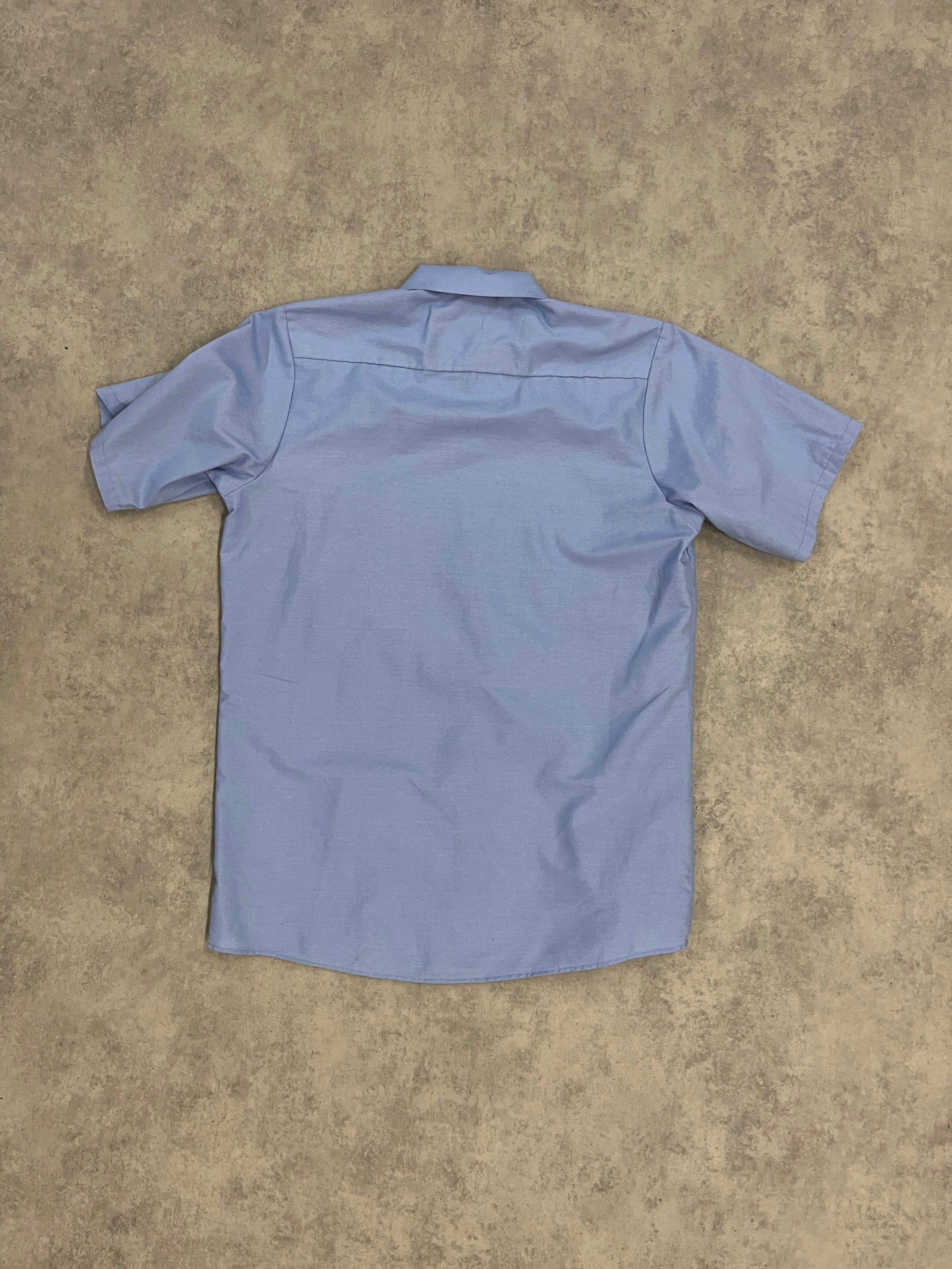 Vintage Workwear Shirt Blue // Medium