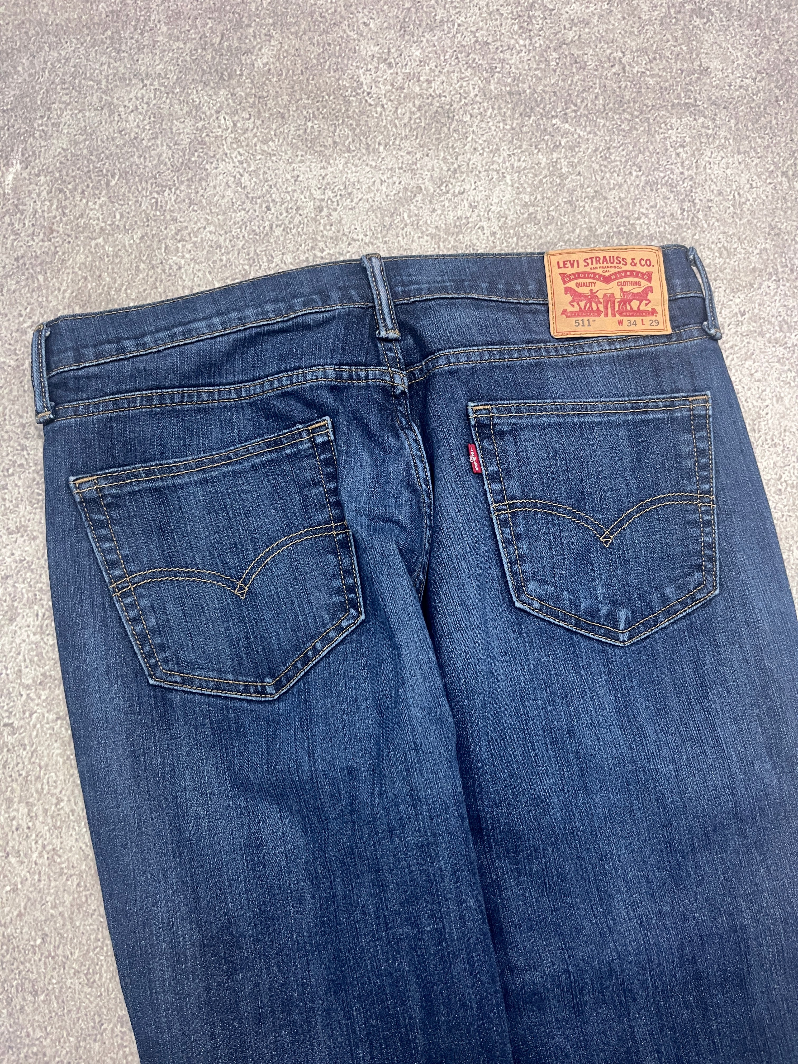 (Kopie) Vintage Levi 511 Denim Jeans Blue // W34 L29 - RHAGHOUSE VINTAGE