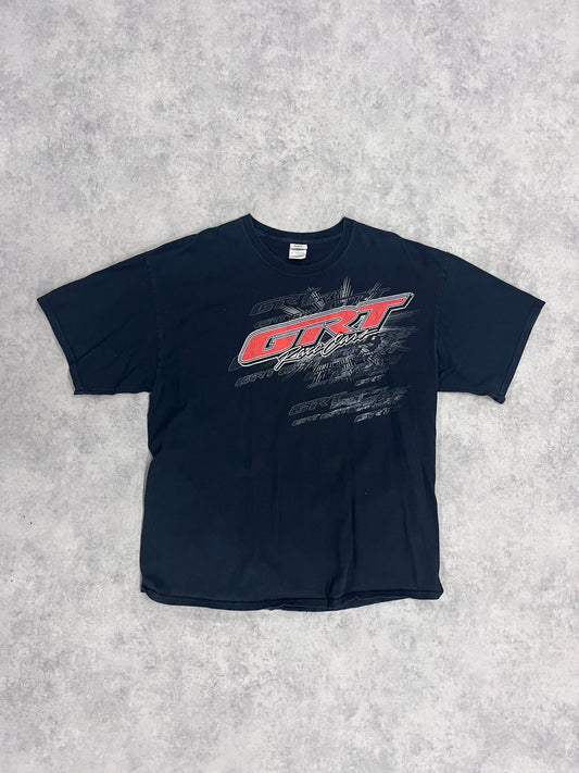 Vintage "GRT" Racing T Shirt Black // Large