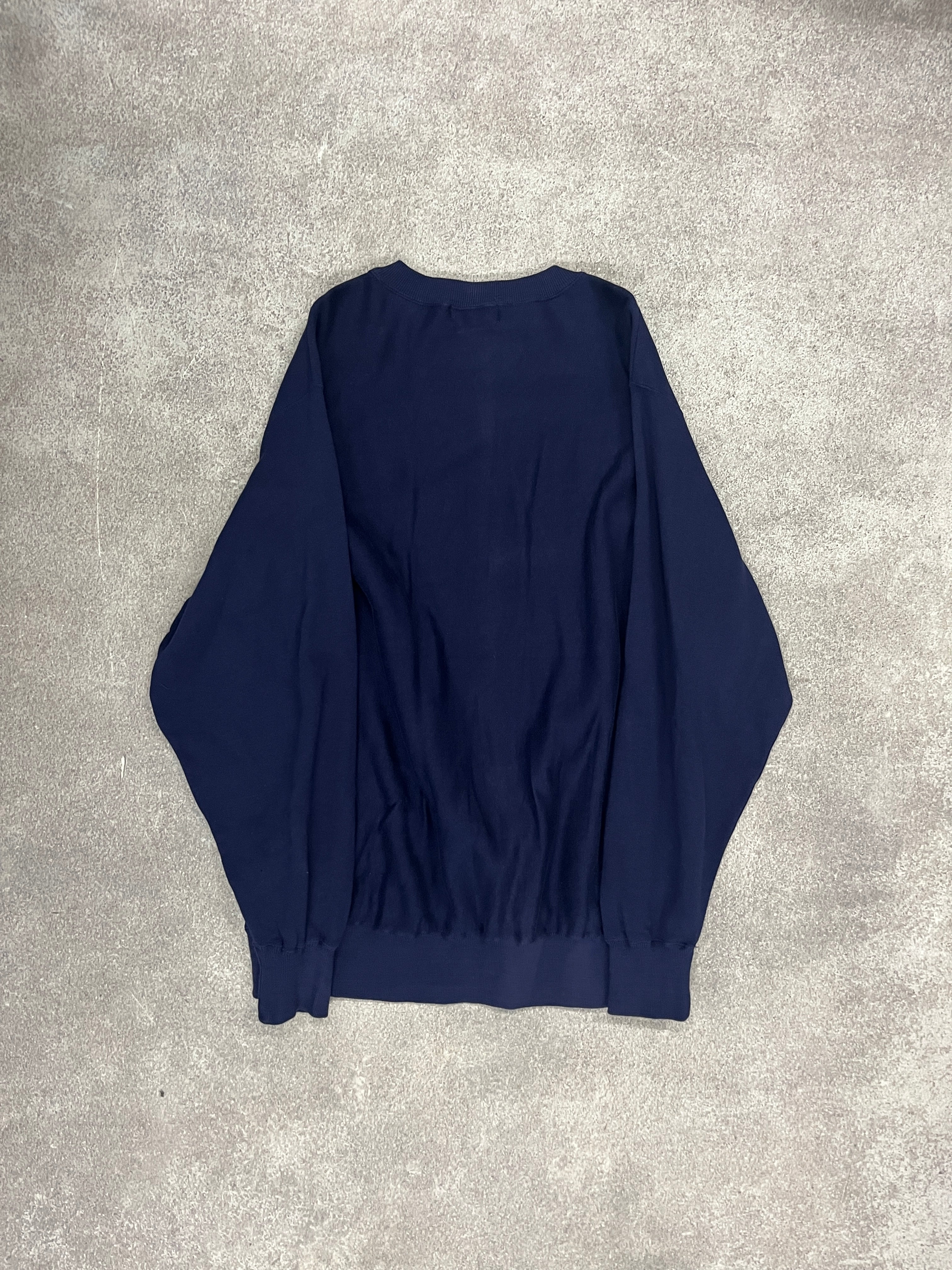Vintage Blank Sweater Blue // 2X-Large - RHAGHOUSE VINTAGE