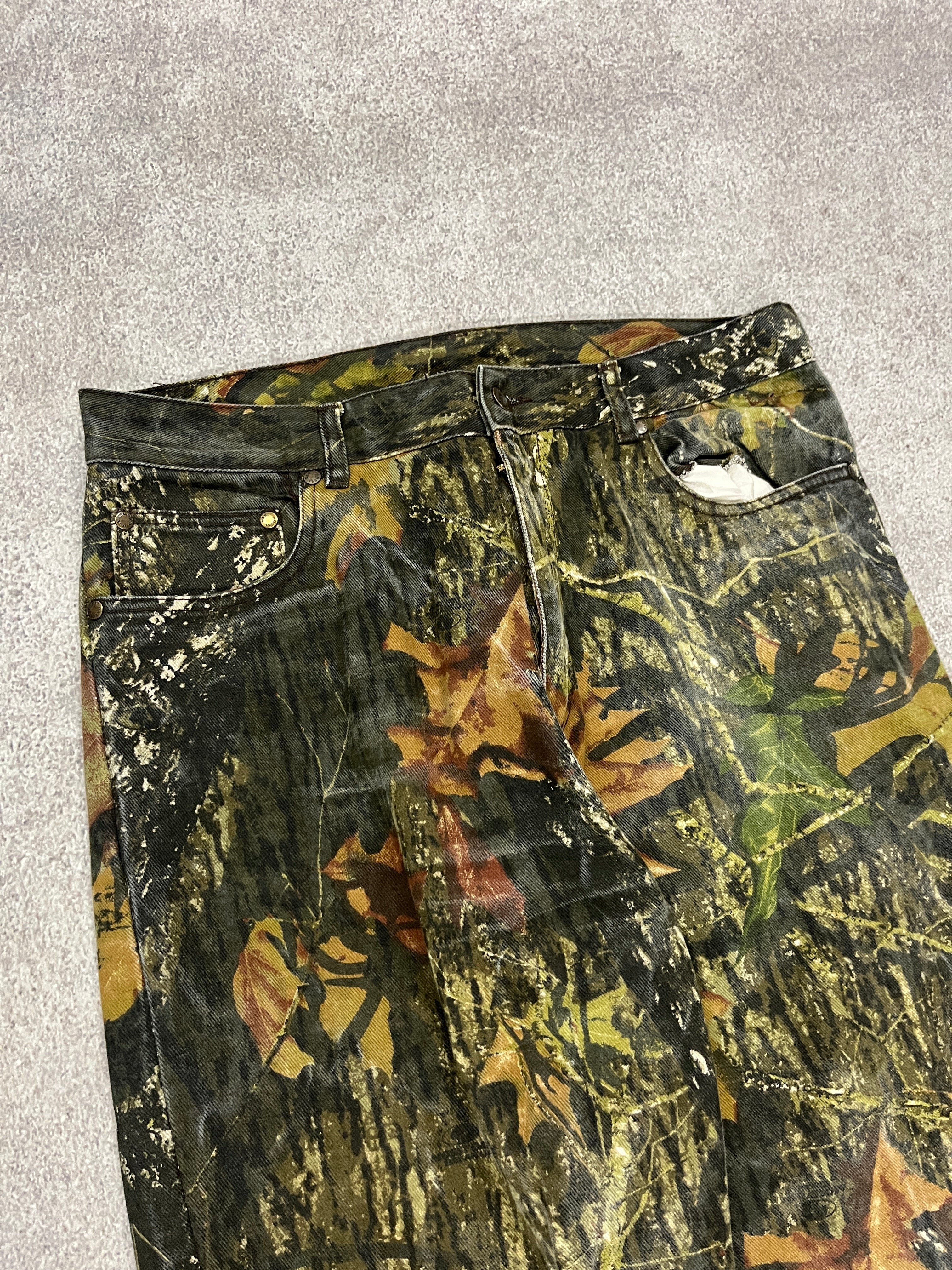 Vintage Forest Pants Camo  // W35 L30 - RHAGHOUSE VINTAGE