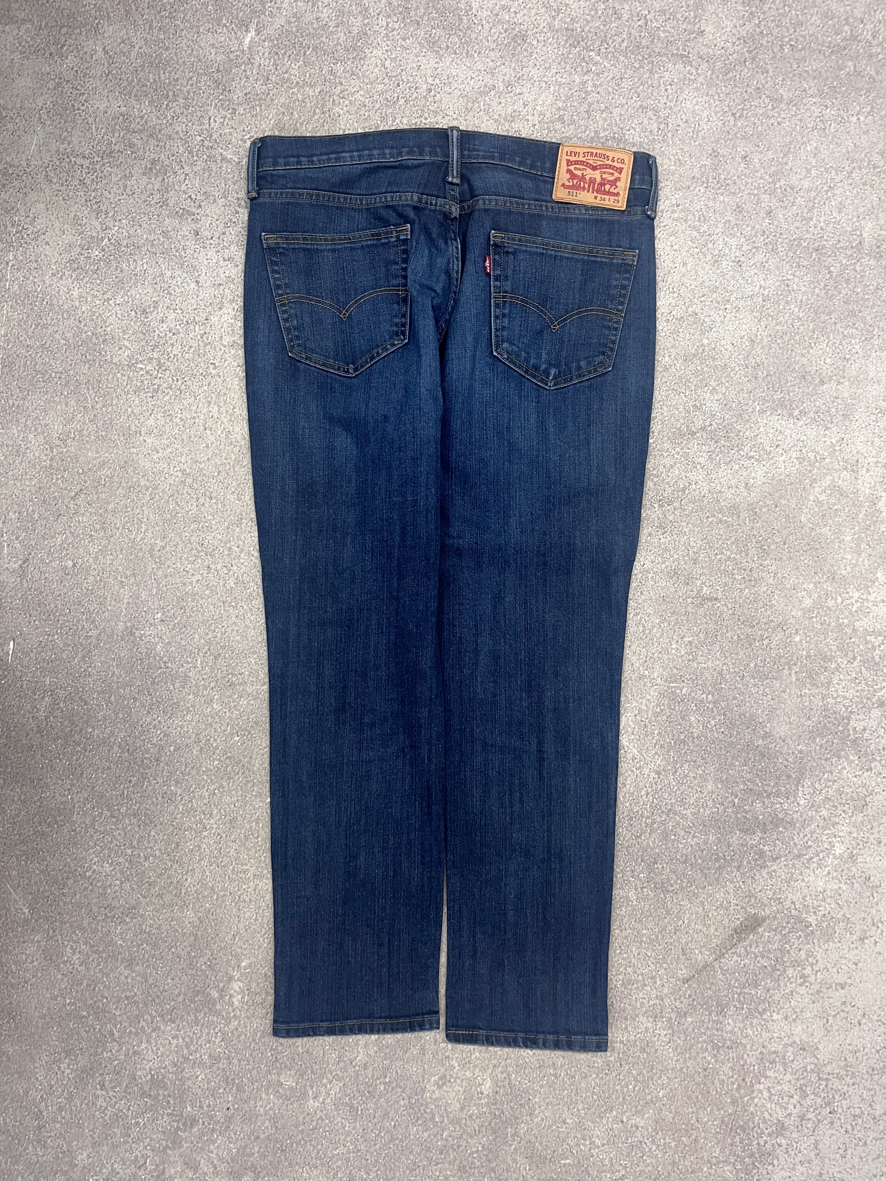 (Kopie) Vintage Levi 511 Denim Jeans Blue // W34 L29 - RHAGHOUSE VINTAGE