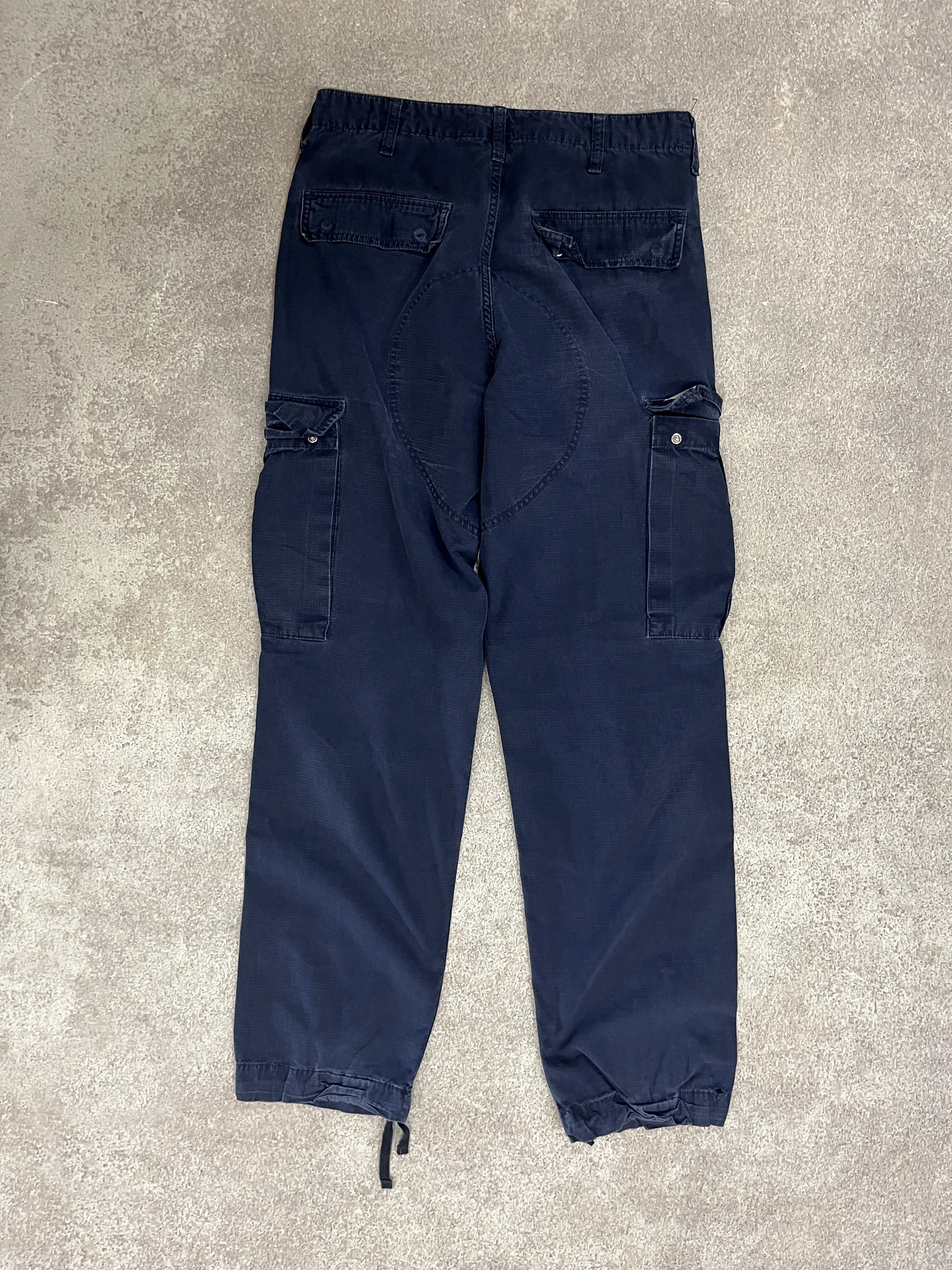 Vintage Dickies Cargo Pants Blue // W32 L31 - RHAGHOUSE VINTAGE