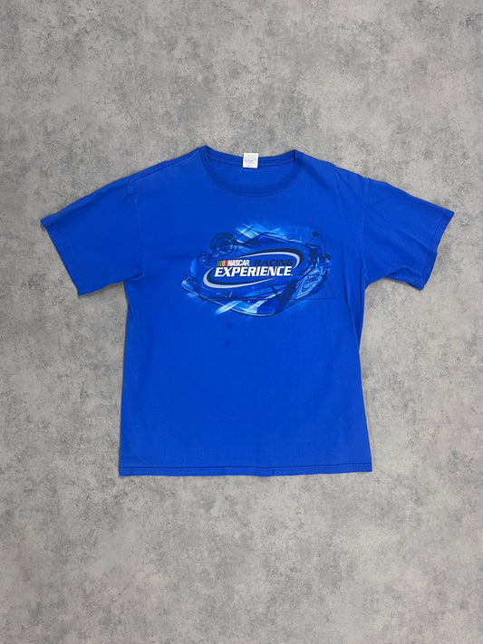 Vintage "Nascar Experience" Racing T Shirt Blue // Medium