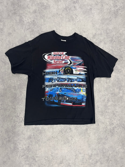 Vintage "Winston Cup" Nascar Racing T Shirt Black // X-Large