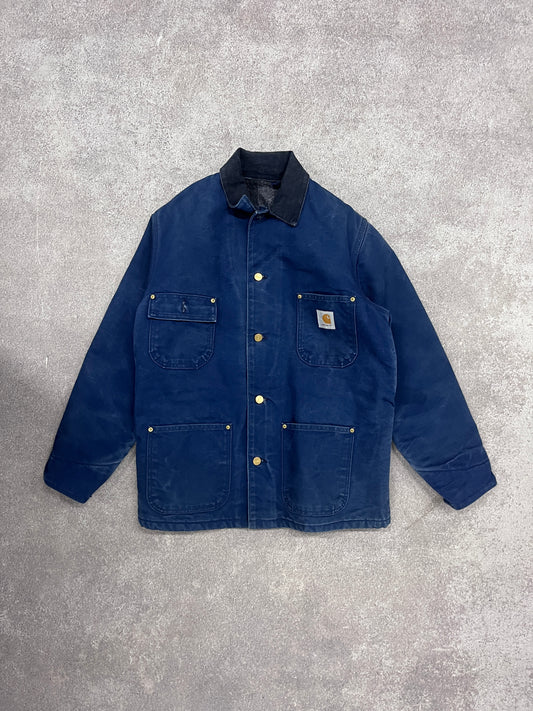 Vintage Carhartt Workwear Jacket Blue // X-Large - RHAGHOUSE VINTAGE