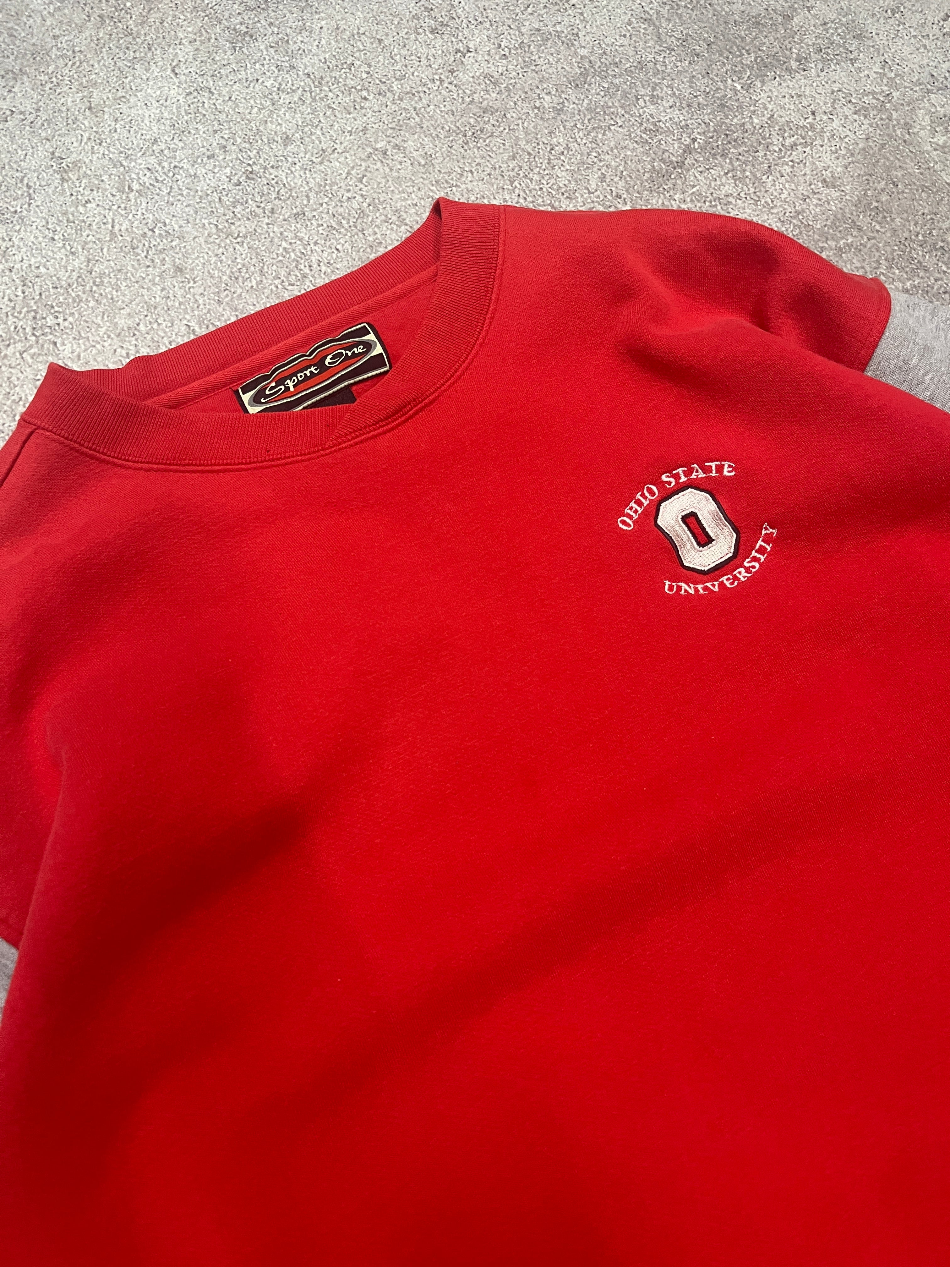 Vintage Ohio State Sweater Red // Large - RHAGHOUSE VINTAGE