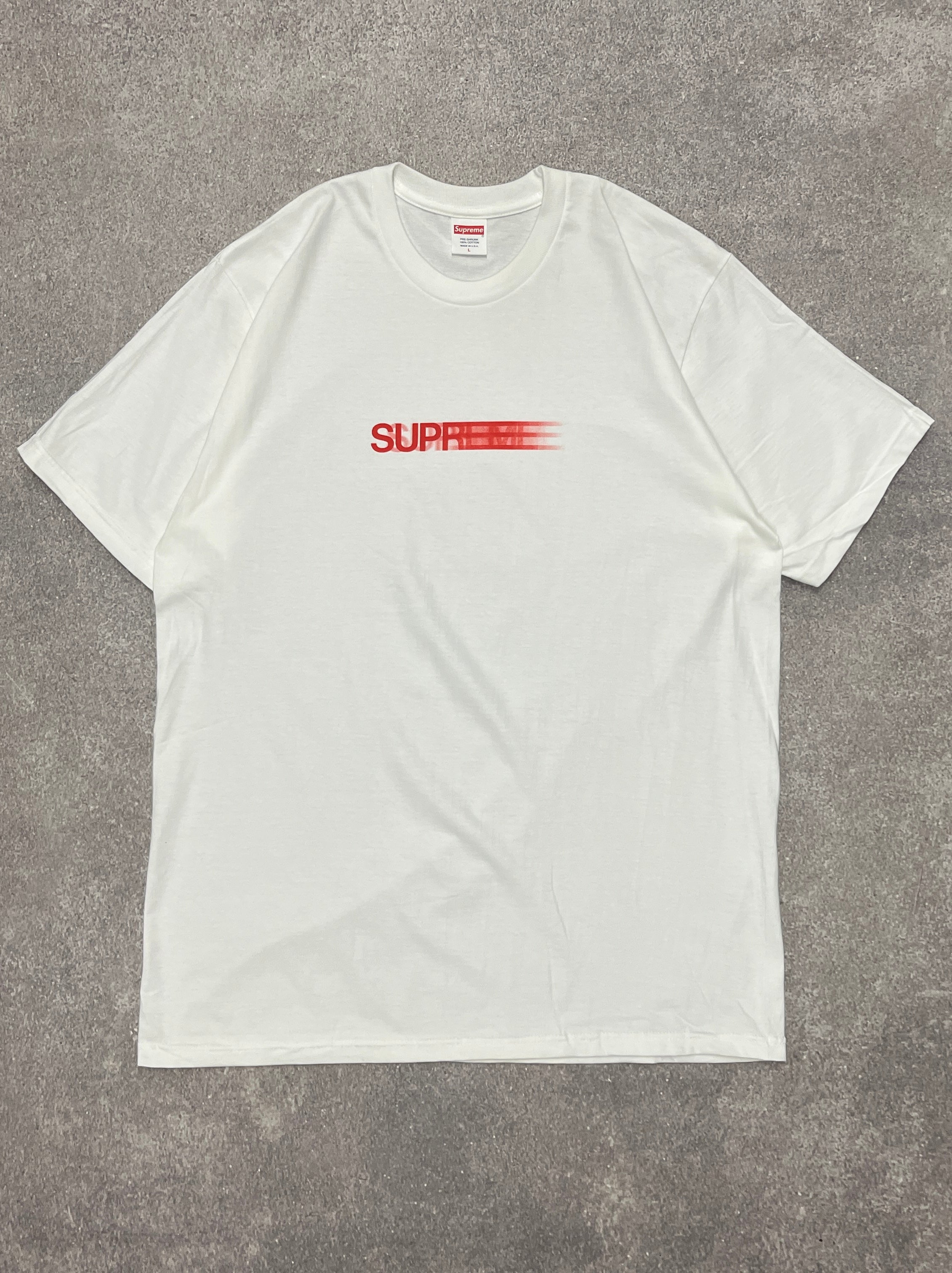 Supreme Motion TShirt White // Large - RHAGHOUSE VINTAGE