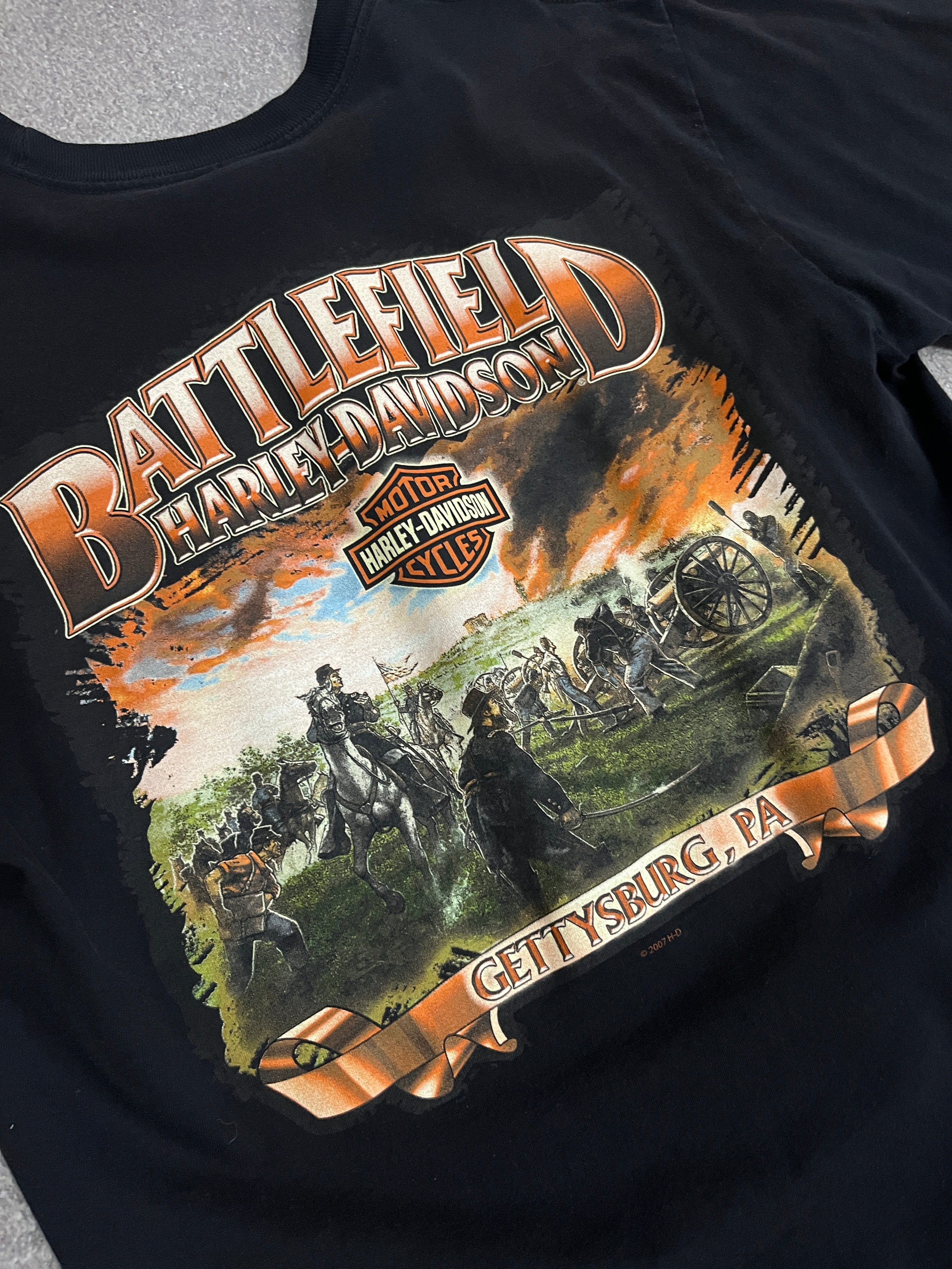 Vintage Harley Davidson T Shirt // Medium - RHAGHOUSE VINTAGE