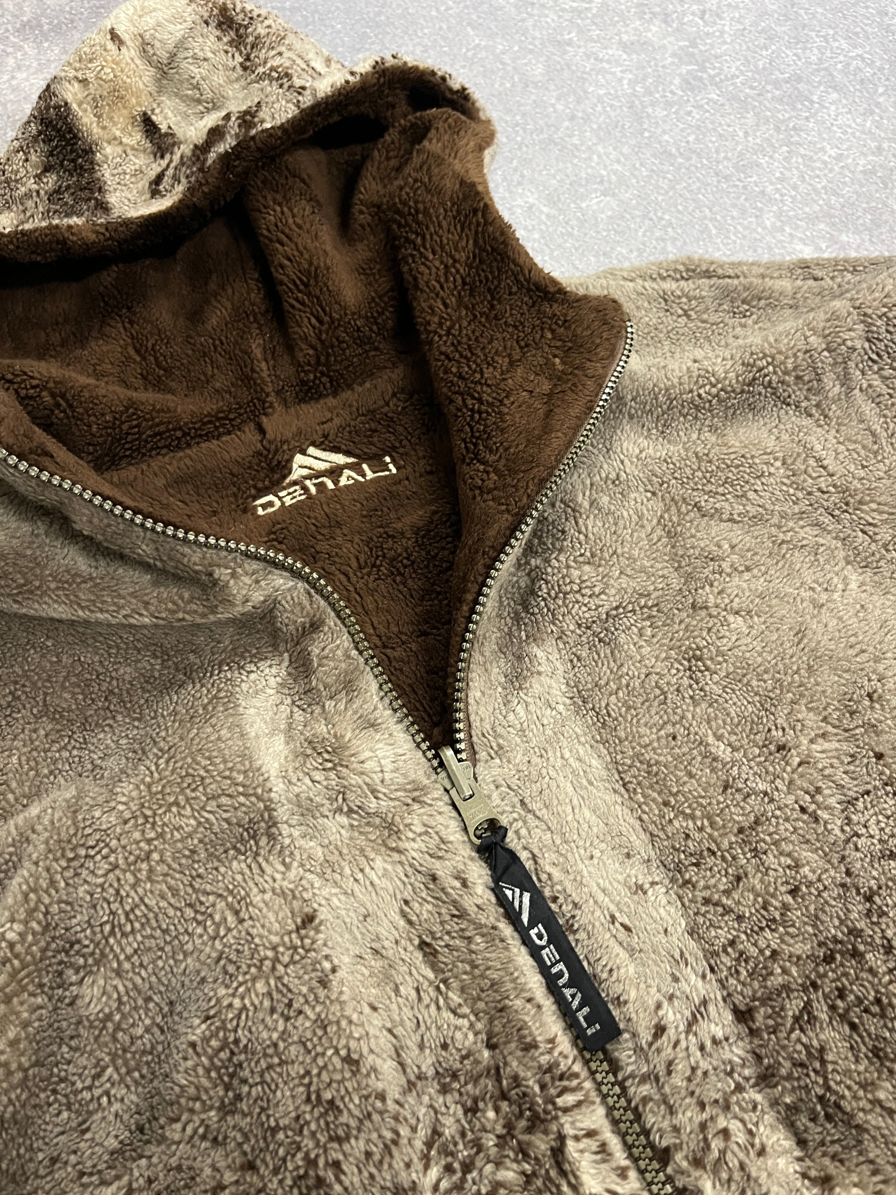 Vintage Fleece Jacket Pond Brown // Medium - RHAGHOUSE VINTAGE