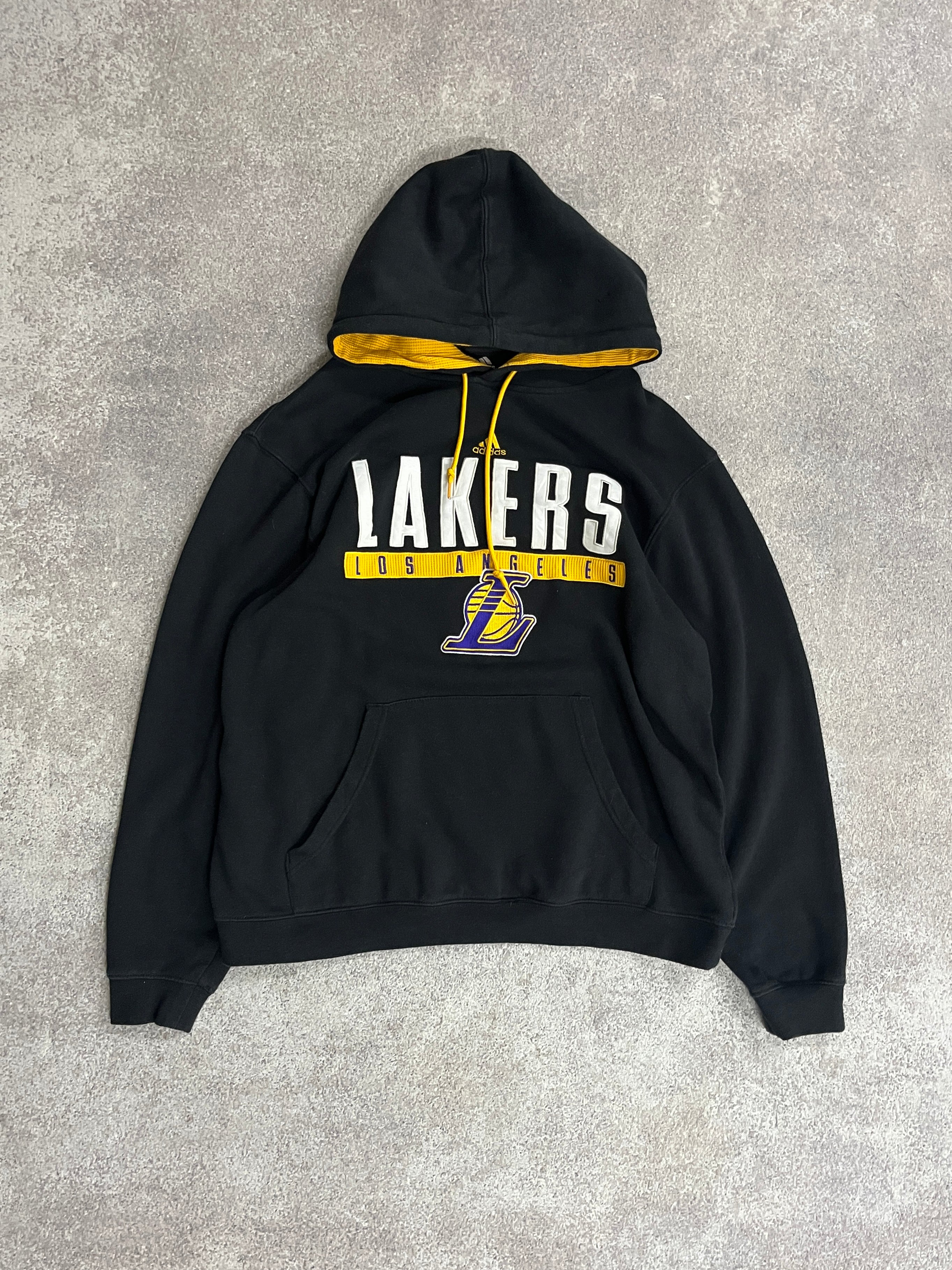 Vintage Lakers Hoodie Black // Medium - RHAGHOUSE VINTAGE