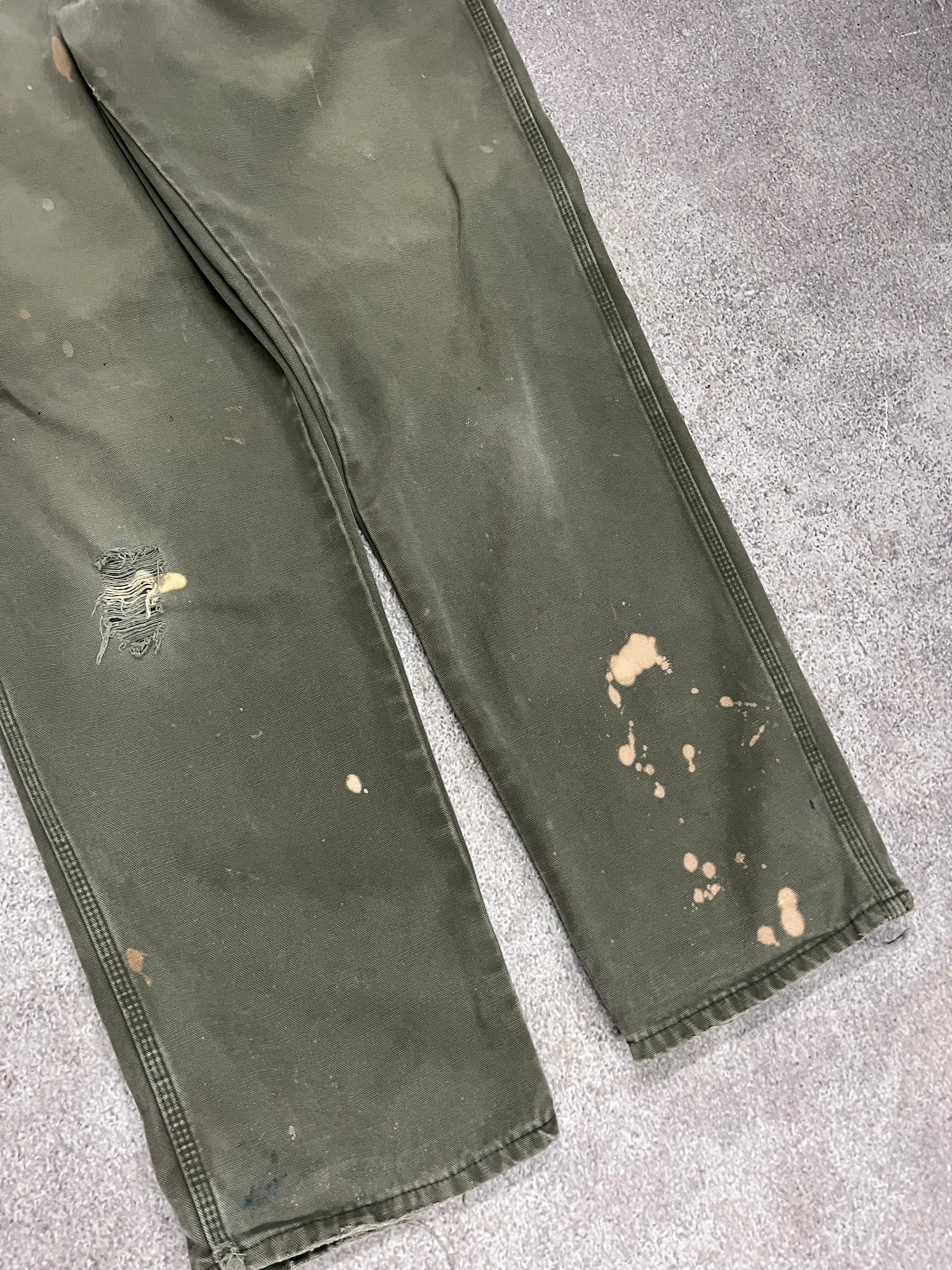 Vintage Dickies Carpenter Pants Green // W34 L31 - RHAGHOUSE VINTAGE