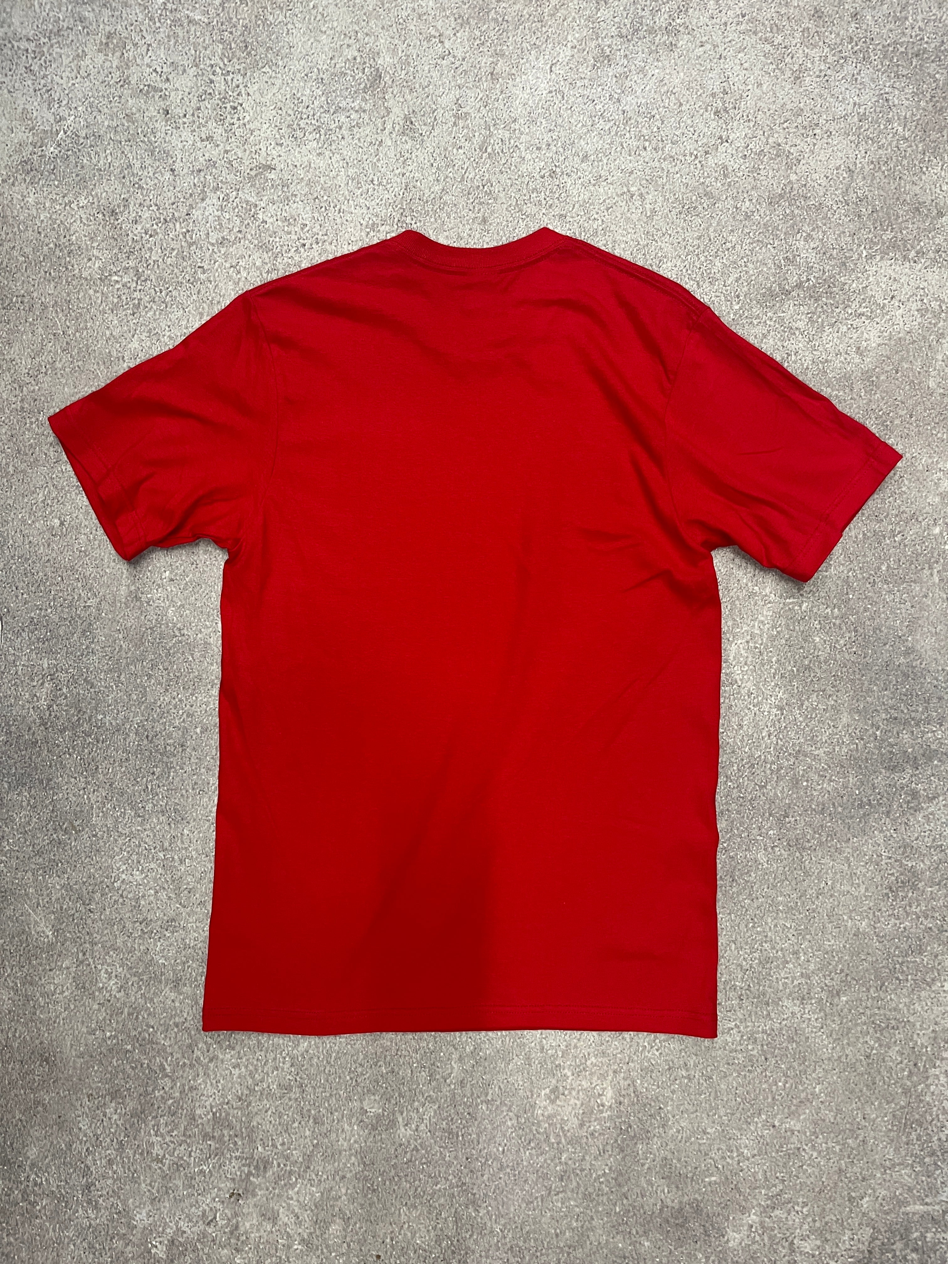 Supreme Banner TShirt Red // Medium - RHAGHOUSE VINTAGE