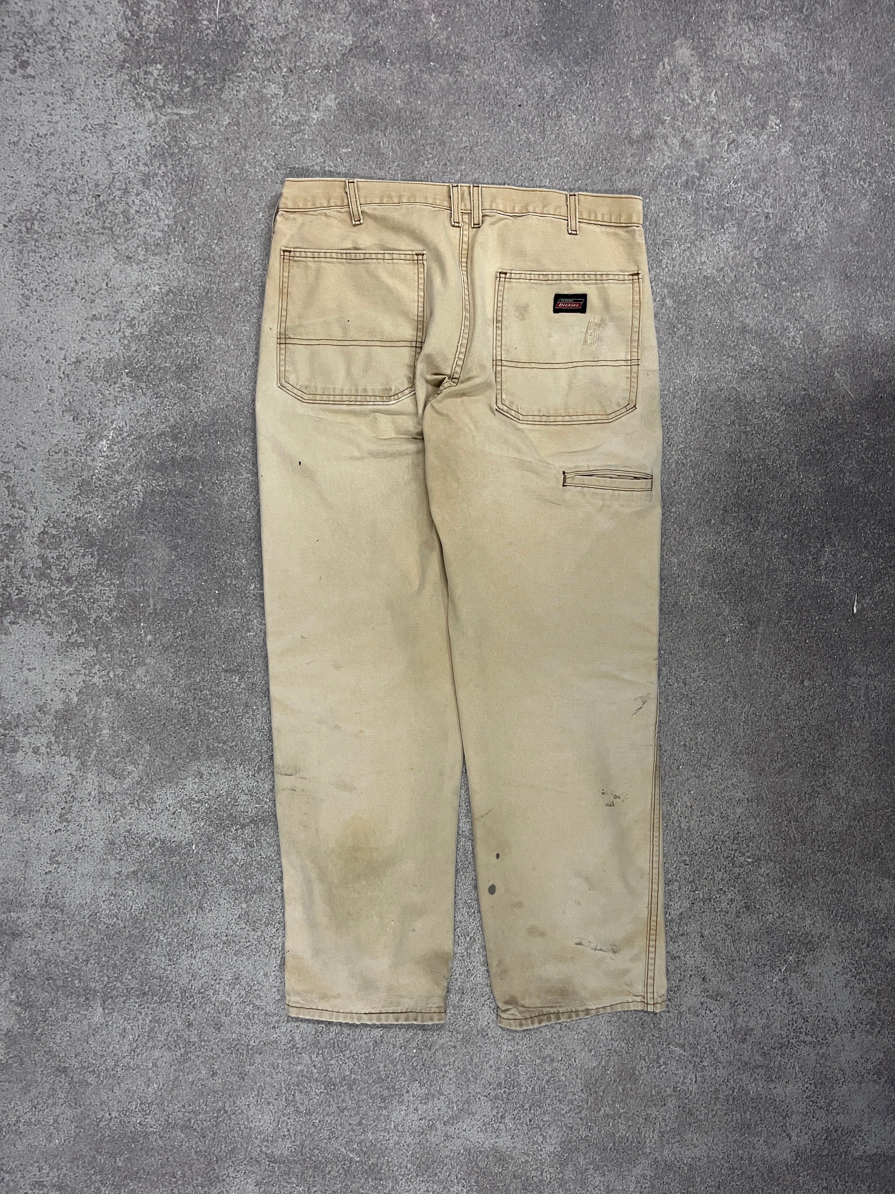 Vintage Dickies Pants Beige // W33 L29 - RHAGHOUSE VINTAGE