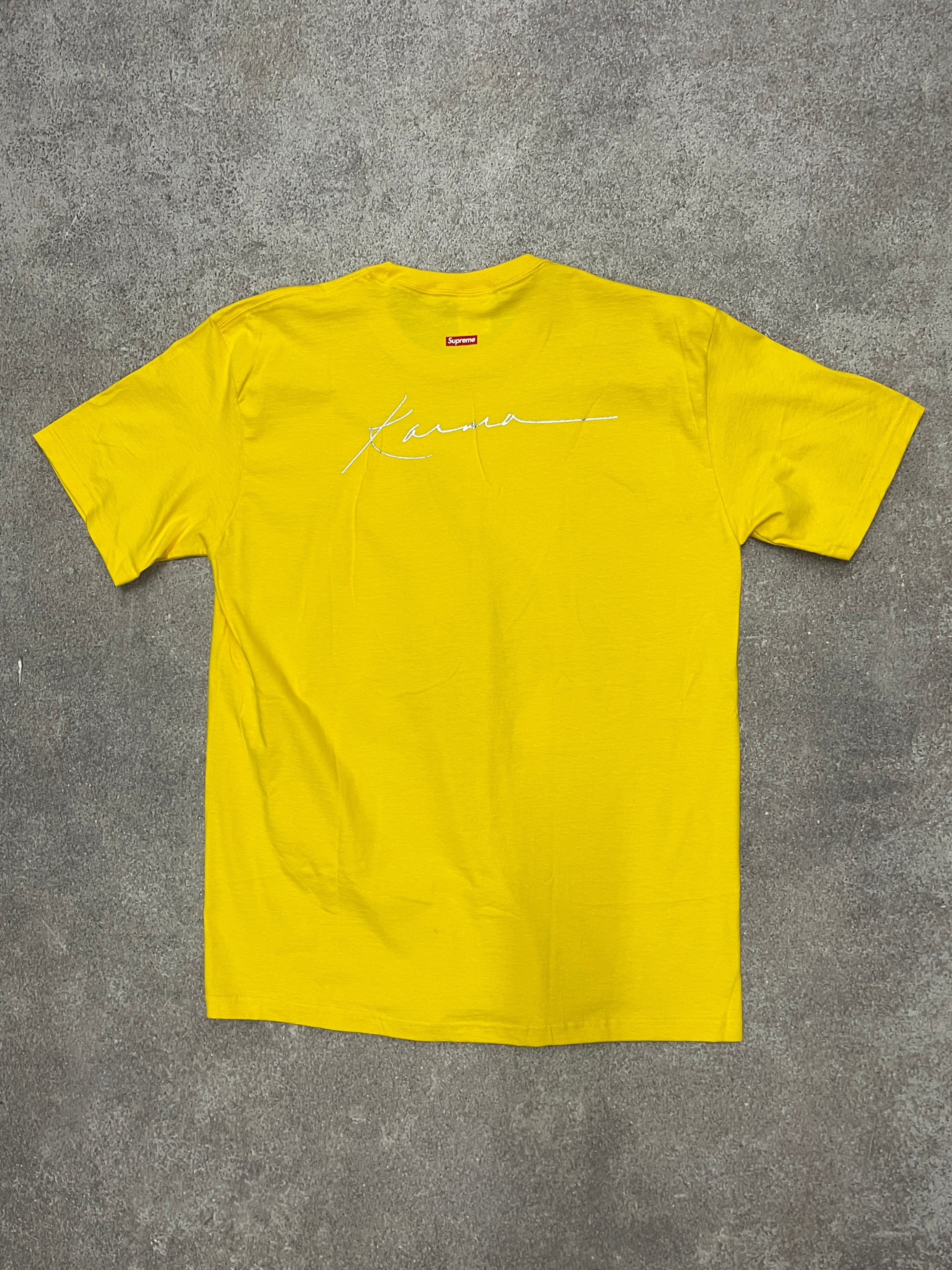 Supreme Saxophone TShirt Yellow // Medium - RHAGHOUSE VINTAGE