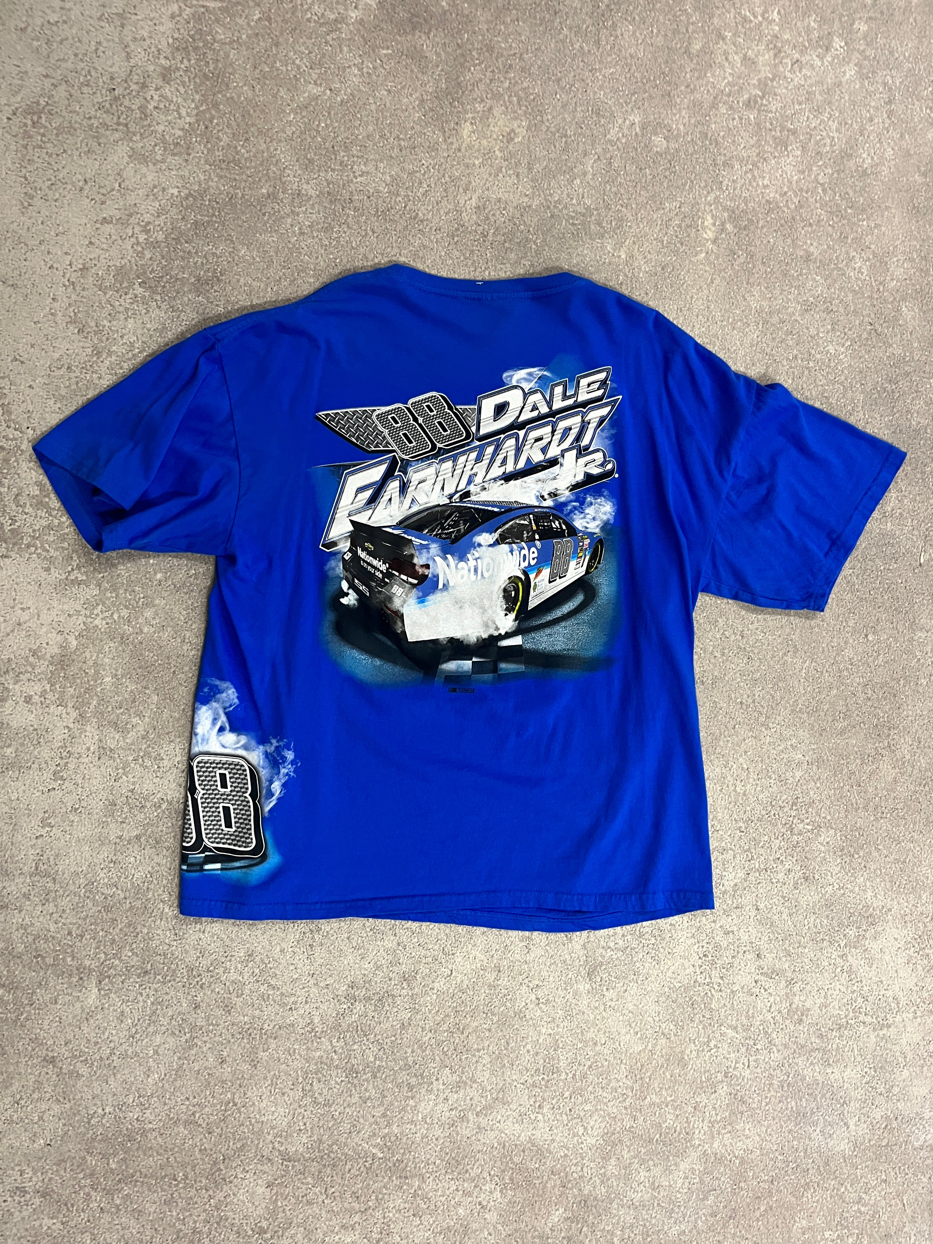 Vintage Dale Earnhardt Nascar Tshirt Blue // Medium - RHAGHOUSE VINTAGE